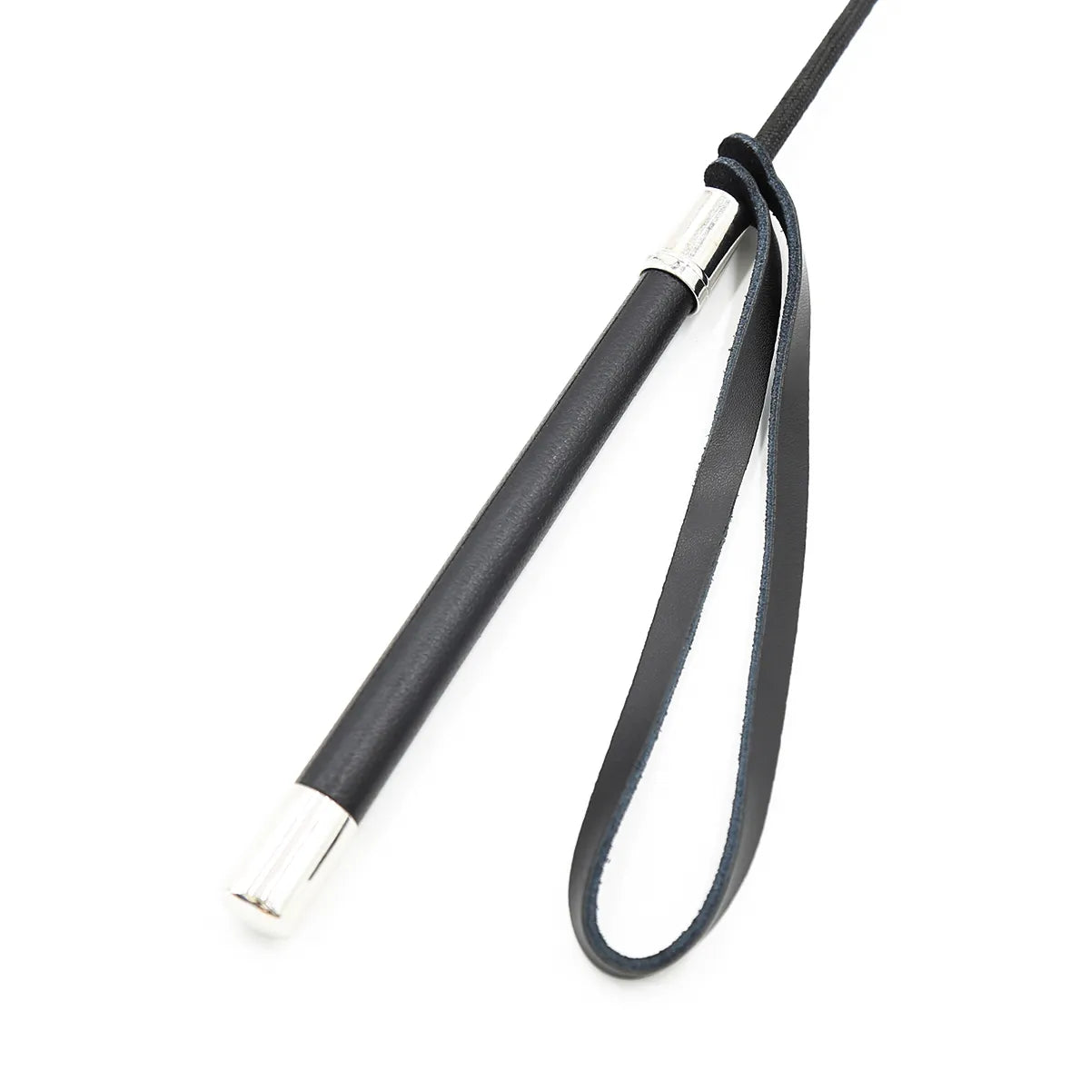 Cravache en cuir noire - flash vidéo