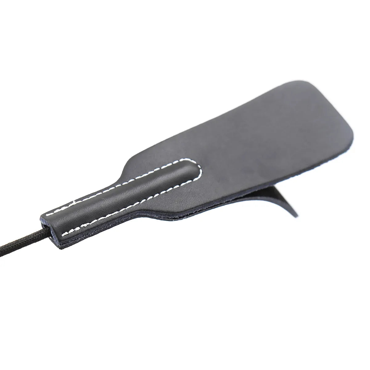 Cravache en cuir noire - flash vidéo