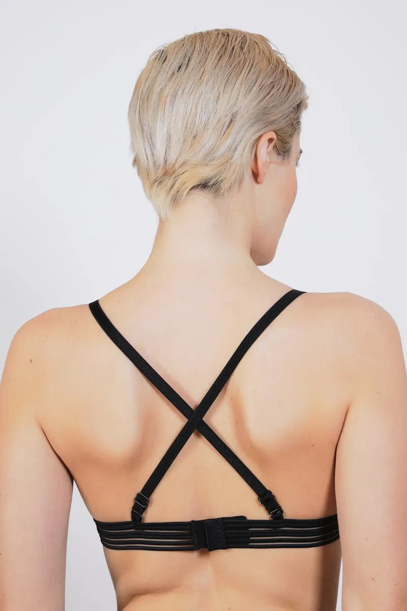 Soutien-Gorge Triangle En Tulle - flash vidéo