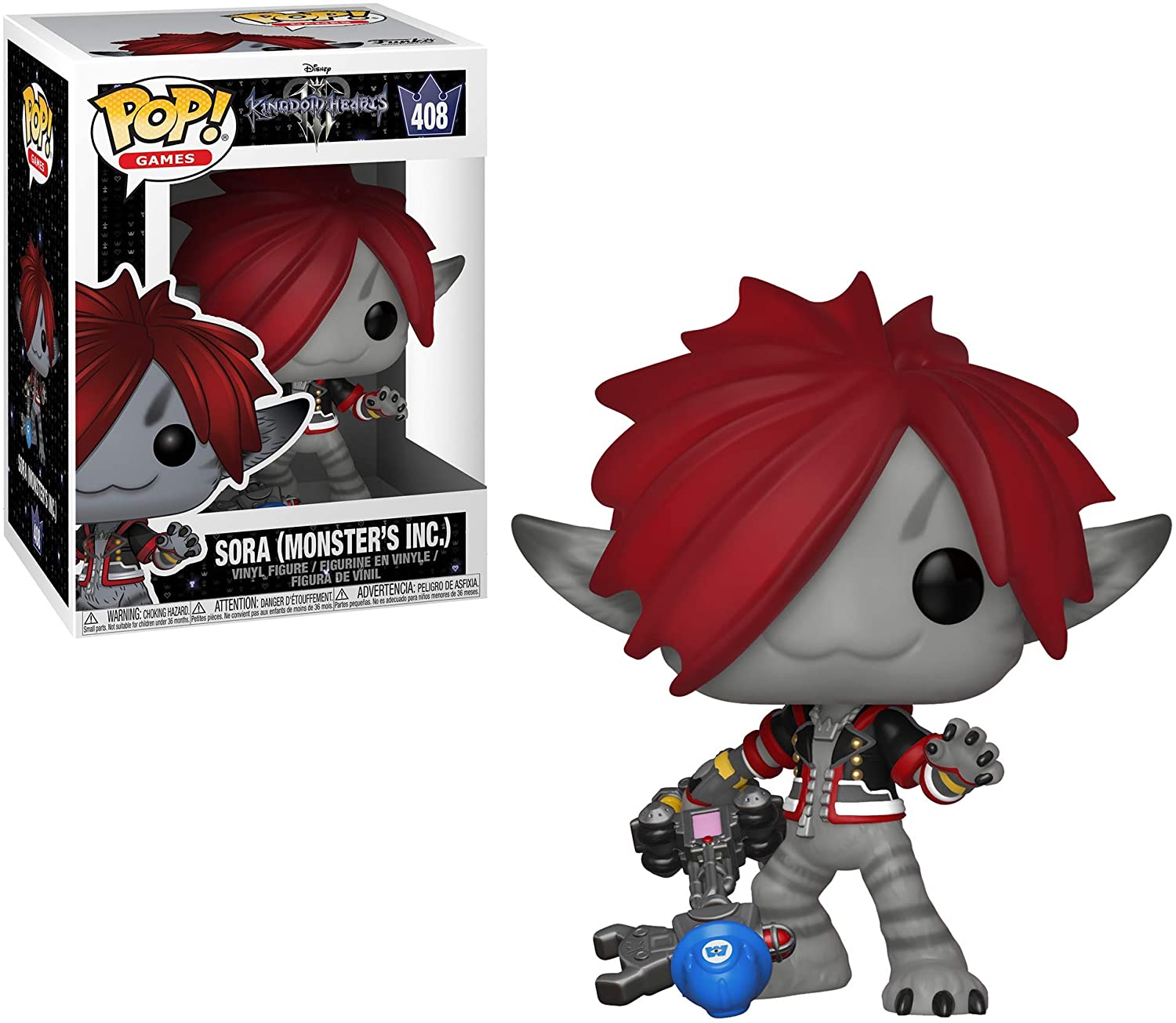 Funko Pop! Games Kingdom Hearts 3 Sora (Monsters Inc.) ENG Merchandising - flash vidéo