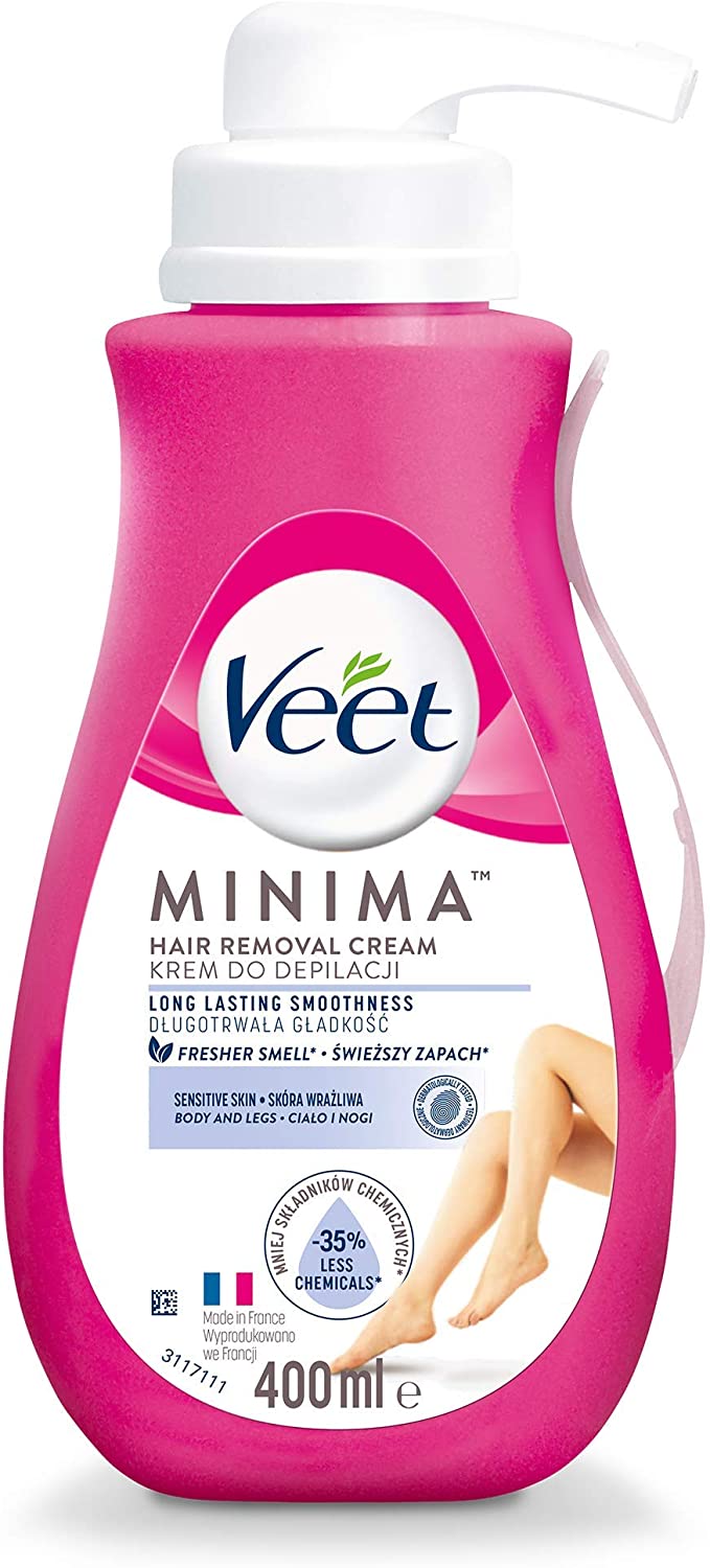 Veet MINIMA Crème Dépilatoire Peaux Sensibles 400ml