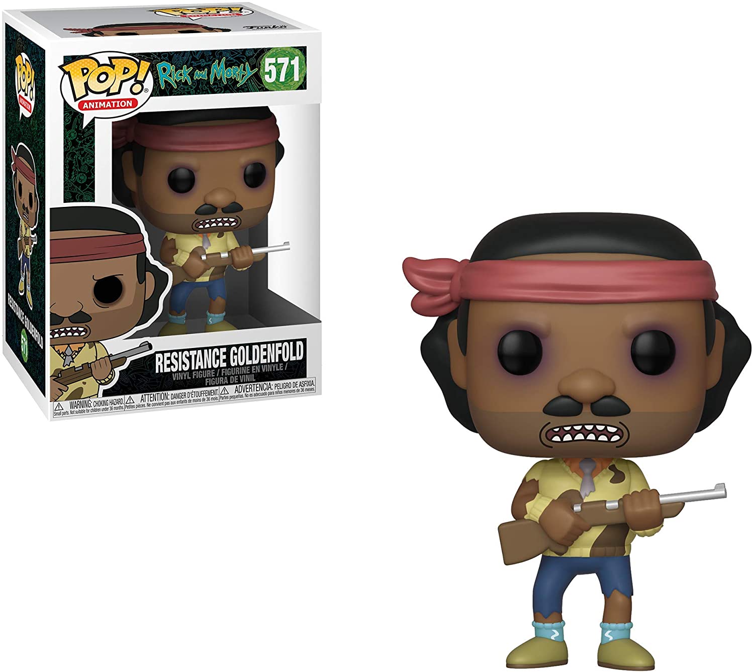 § Funko Pop! Animation R&M S6 - Resistance Goldenfold - flash vidéo