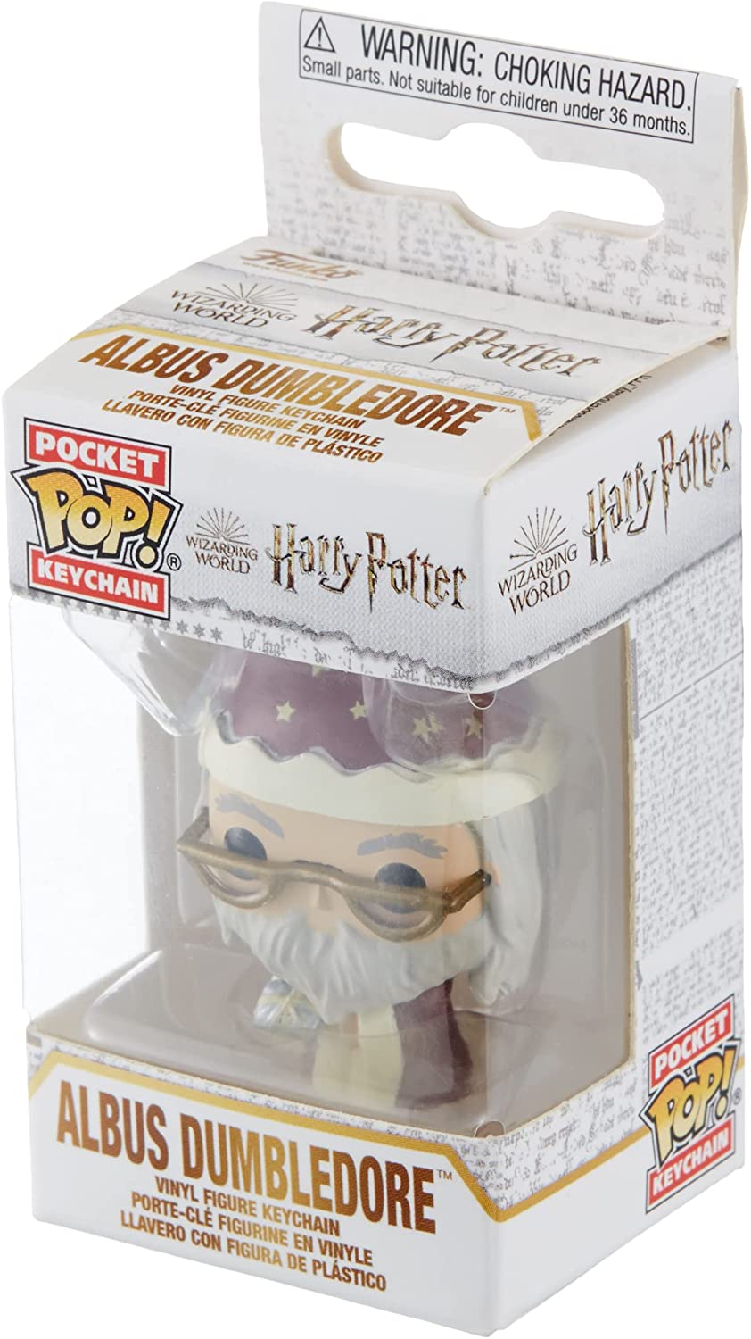 Funko Pocket Pop! Keychain Harry Potter Holiday S11 Dumbledore - flash vidéo