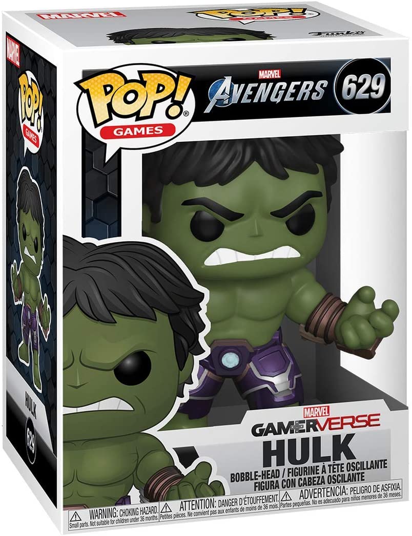 Funko Pop! Marvel: Avengers Game - Hulk (Stark Tech Suit) - flash vidéo
