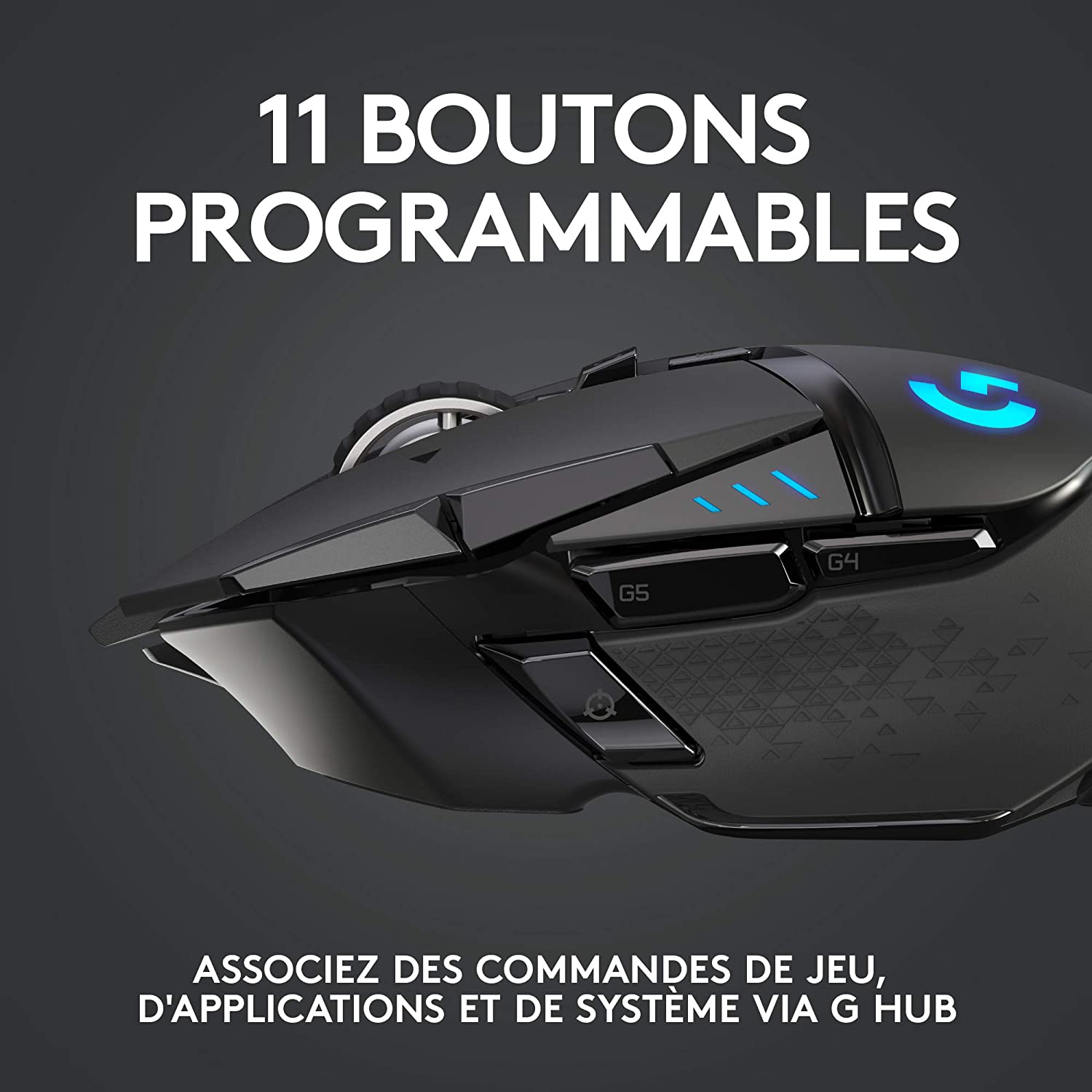 Logitech Souris de jeu sans fil G502 Lightspeed - flash vidéo