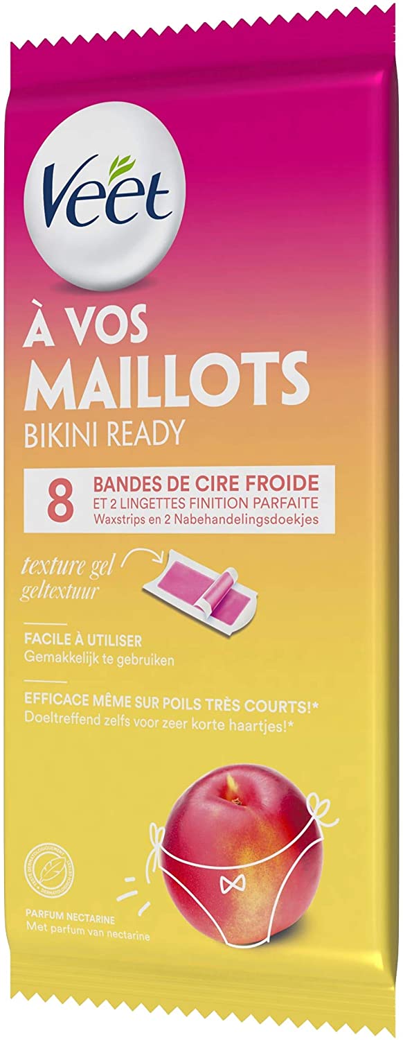 Veet Gen Z Bandes de Cire Froide Maillot 8 strips - flash vidéo