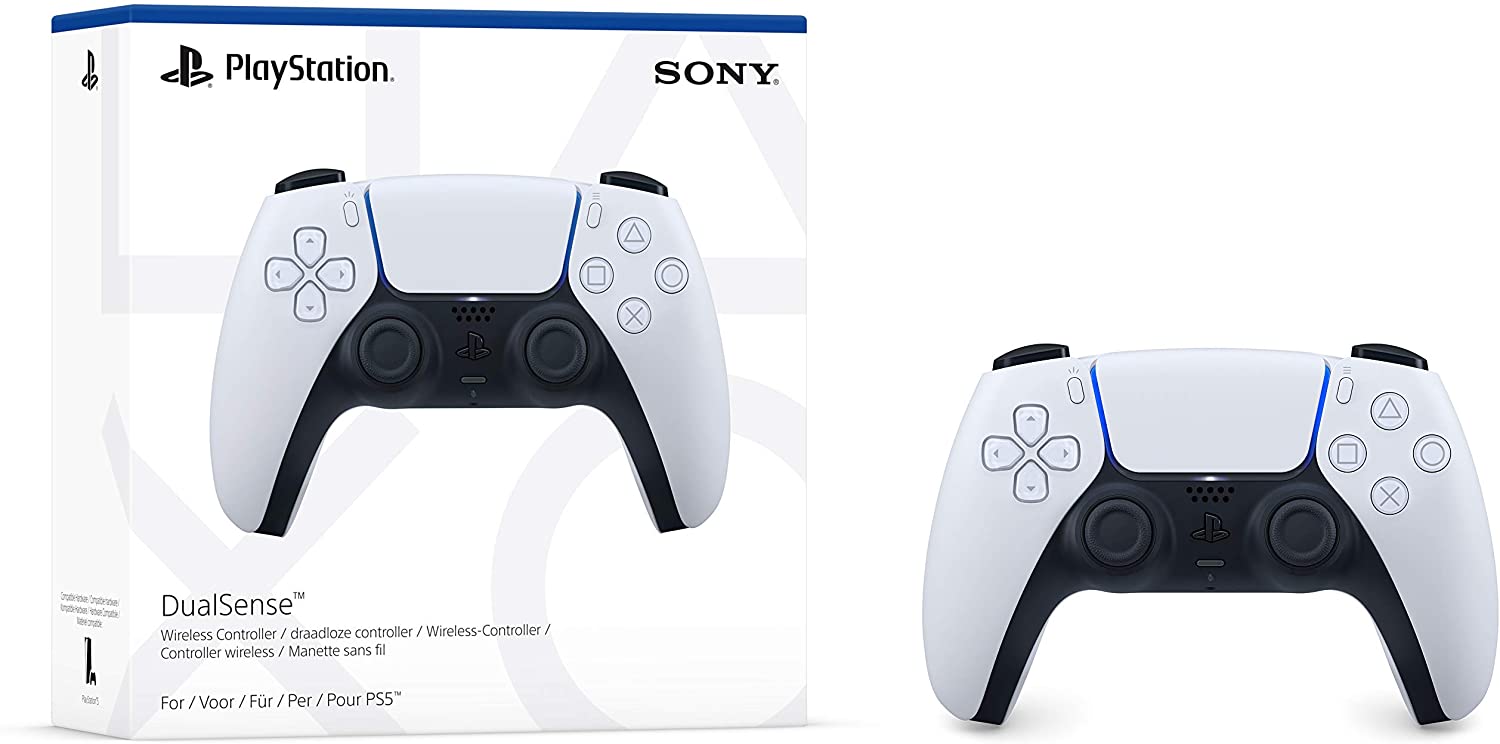 PS5 DualSense Wireless Controller White - flash vidéo