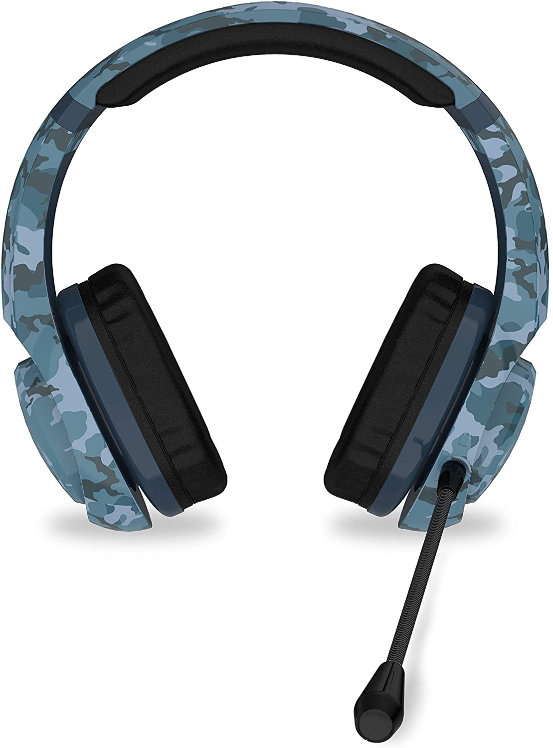 4Gamers - Casque de jeu stéréo filaire PRO 4-70 Camouflage de Nuit pour PS5 et PS4 - flash vidéo