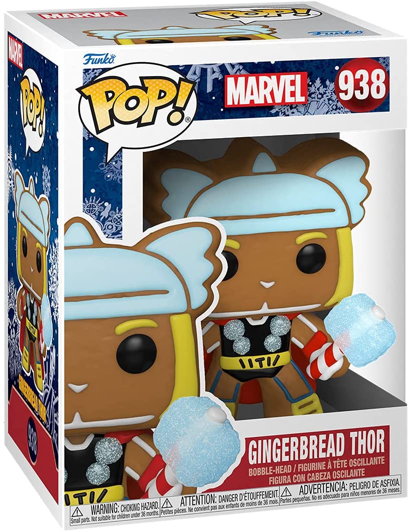 Funko Pop! Marvel: Holiday - Gingerbread Thor ENG Merchandising - flash vidéo