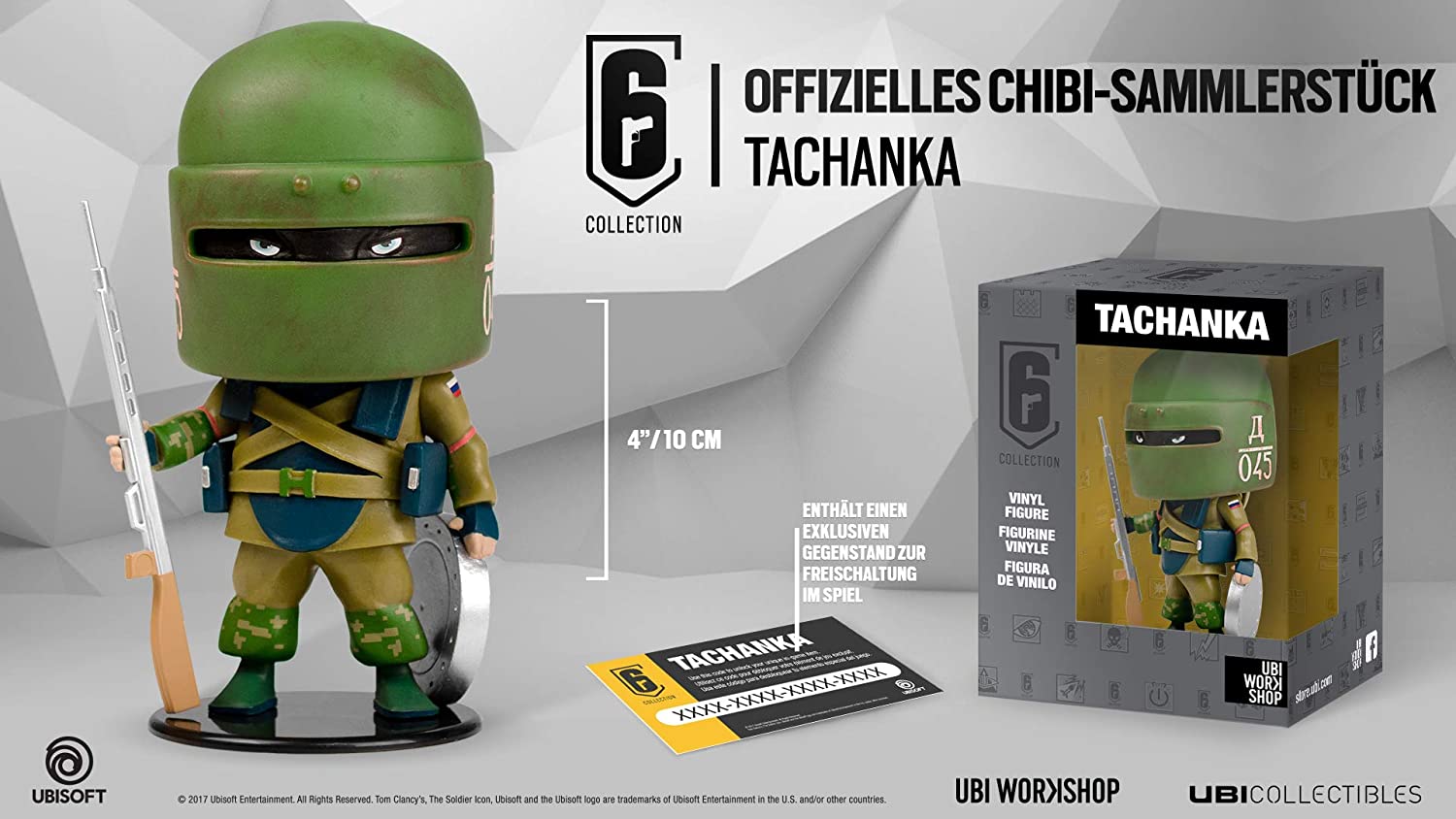 Ubicollectibles Six Collection Tachanka Chibi Figure - flash vidéo