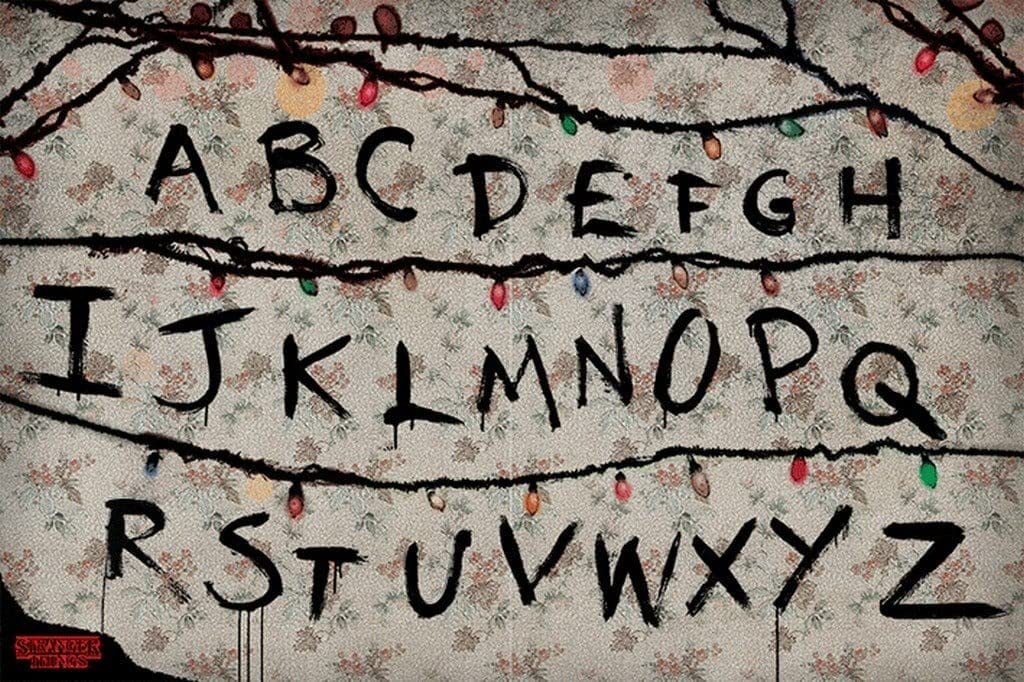 Stranger Things - Maxi Poster R, U, N - flash vidéo