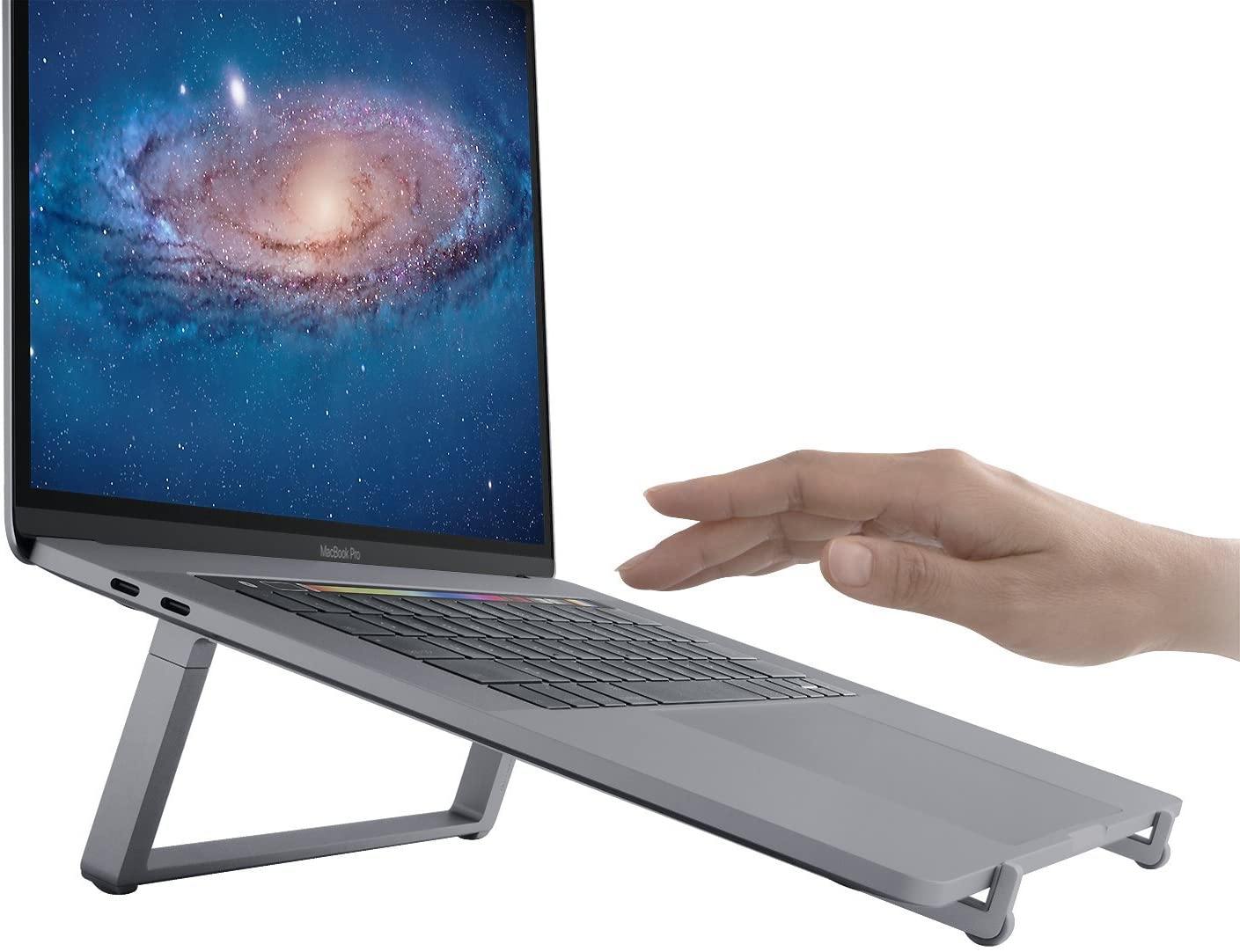 Rain Design mBar Pro Foldable Laptop Stand - Space Gray - flash vidéo