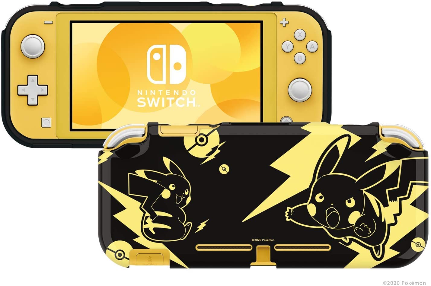 HORI - Nintendo Switch Lite DuraFlexi Protector Pikachu Black & Gold Edition - flash vidéo