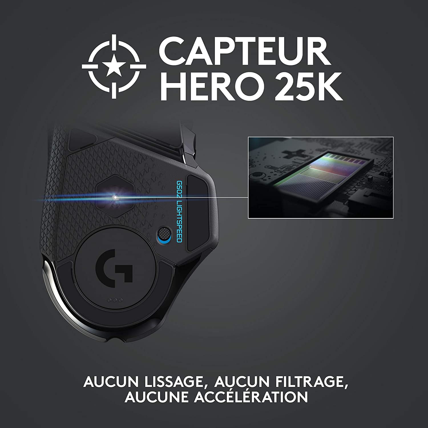 Logitech Souris de jeu sans fil G502 Lightspeed - flash vidéo