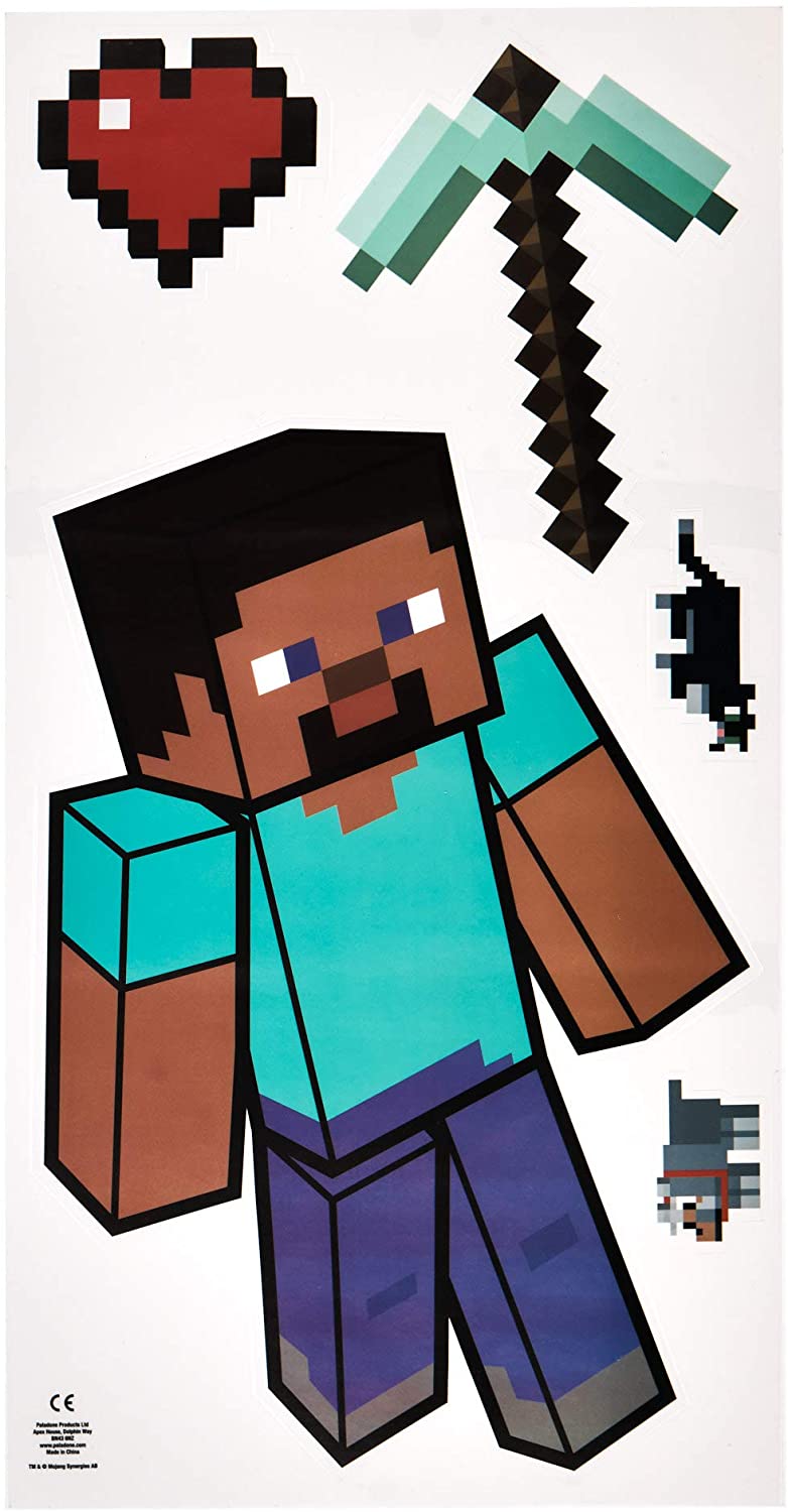 Minecraft - Stickers Muraux - flash vidéo