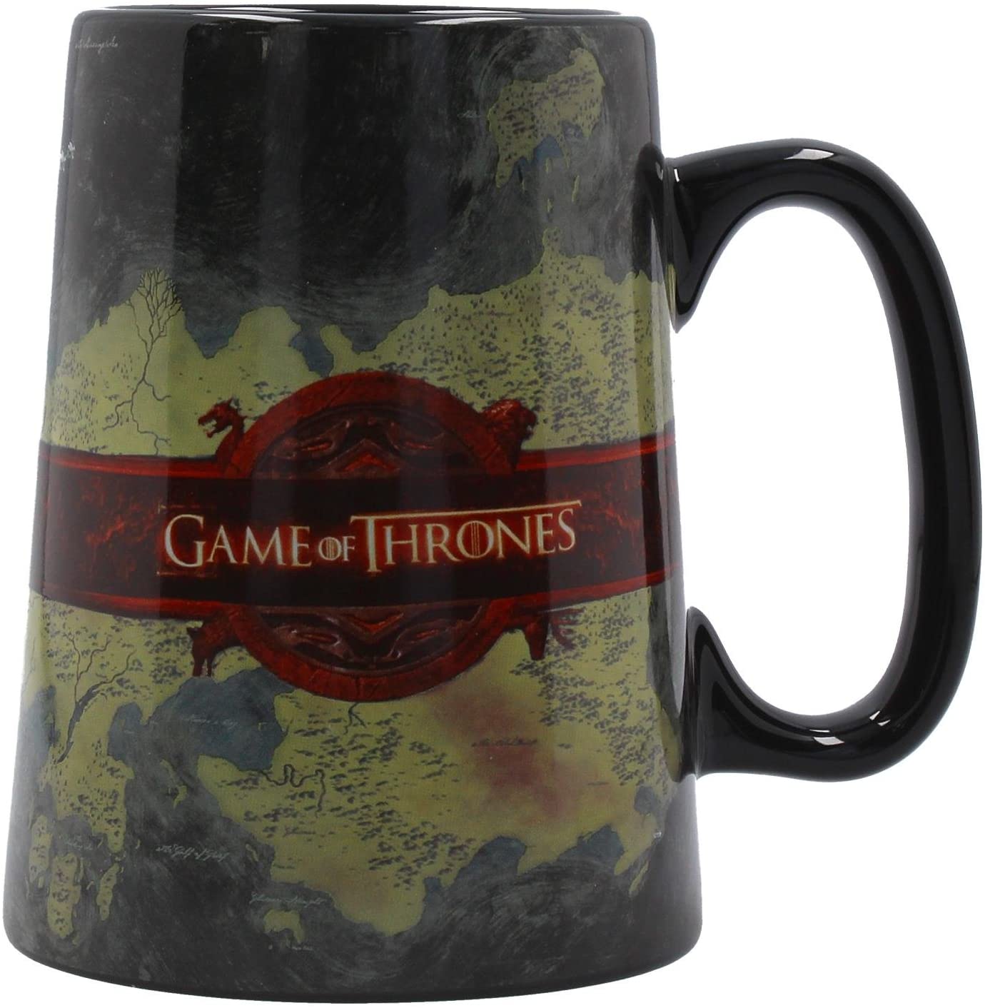 § $ Game of Thrones - Ceramic Map Tankard 13.5cm - flash vidéo