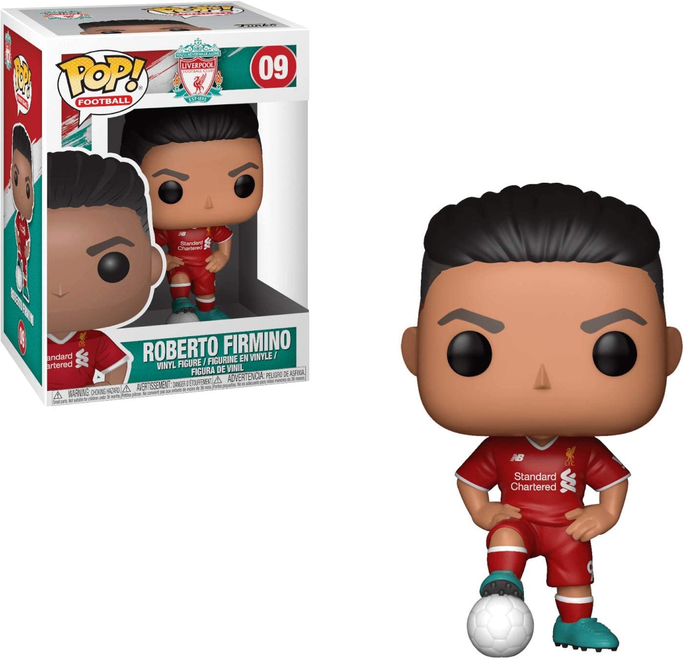 Funko POP! POP! Vinyl EPL Liverpool - Roberto Firmino ENG Merchandising - flash vidéo