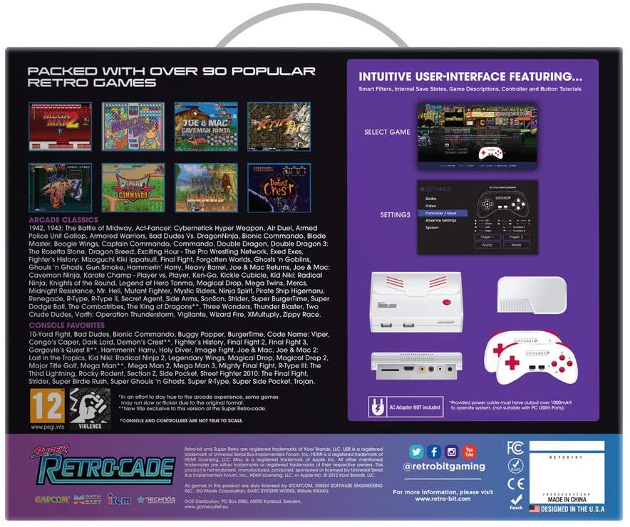 Retro-Bit - Super Retro-Cade - flash vidéo