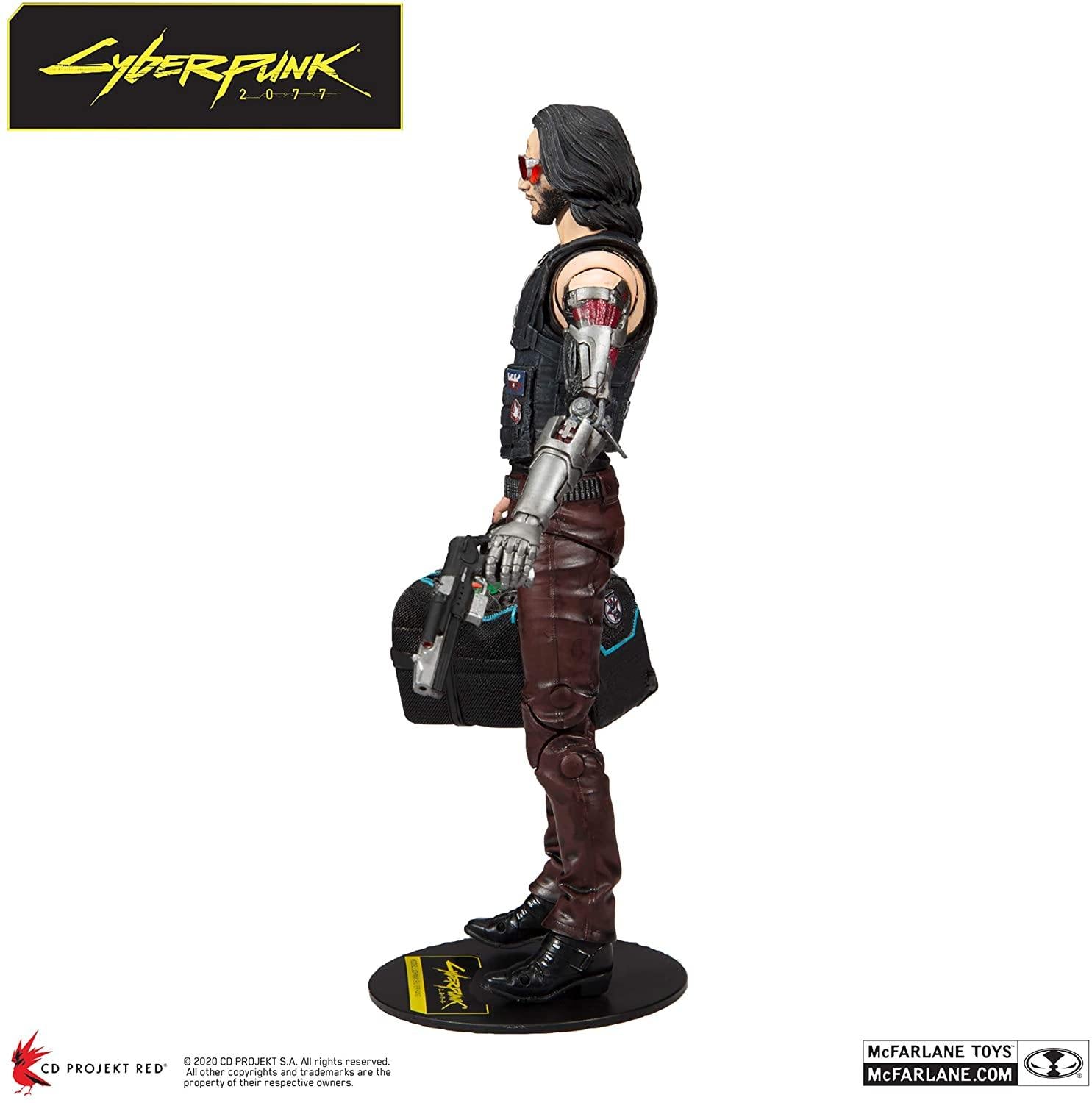 Cyberpunk 2077 - Johnny Silverhand Action Figure Exclusive Variant 18cm - flash vidéo