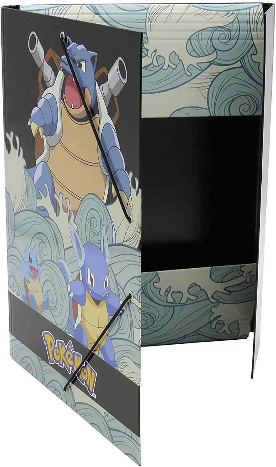 Pokémon - Classeur A4 à 3 volets Évolution de Carapuce - flash vidéo