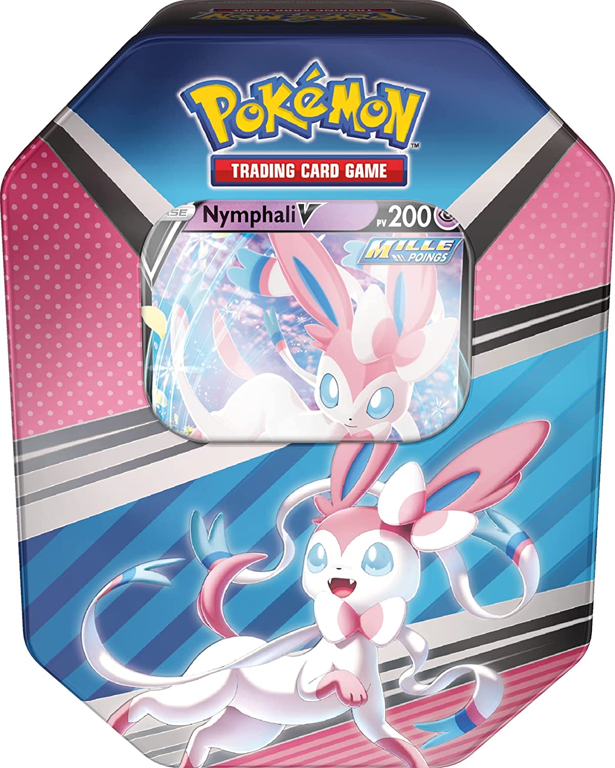 Pokémon JCC - Boîte Héros-V Évolutions d'Évoli (Mentali-V / Noctali-V / Nymphali-V - 1x Boite aléatoire) - flash vidéo