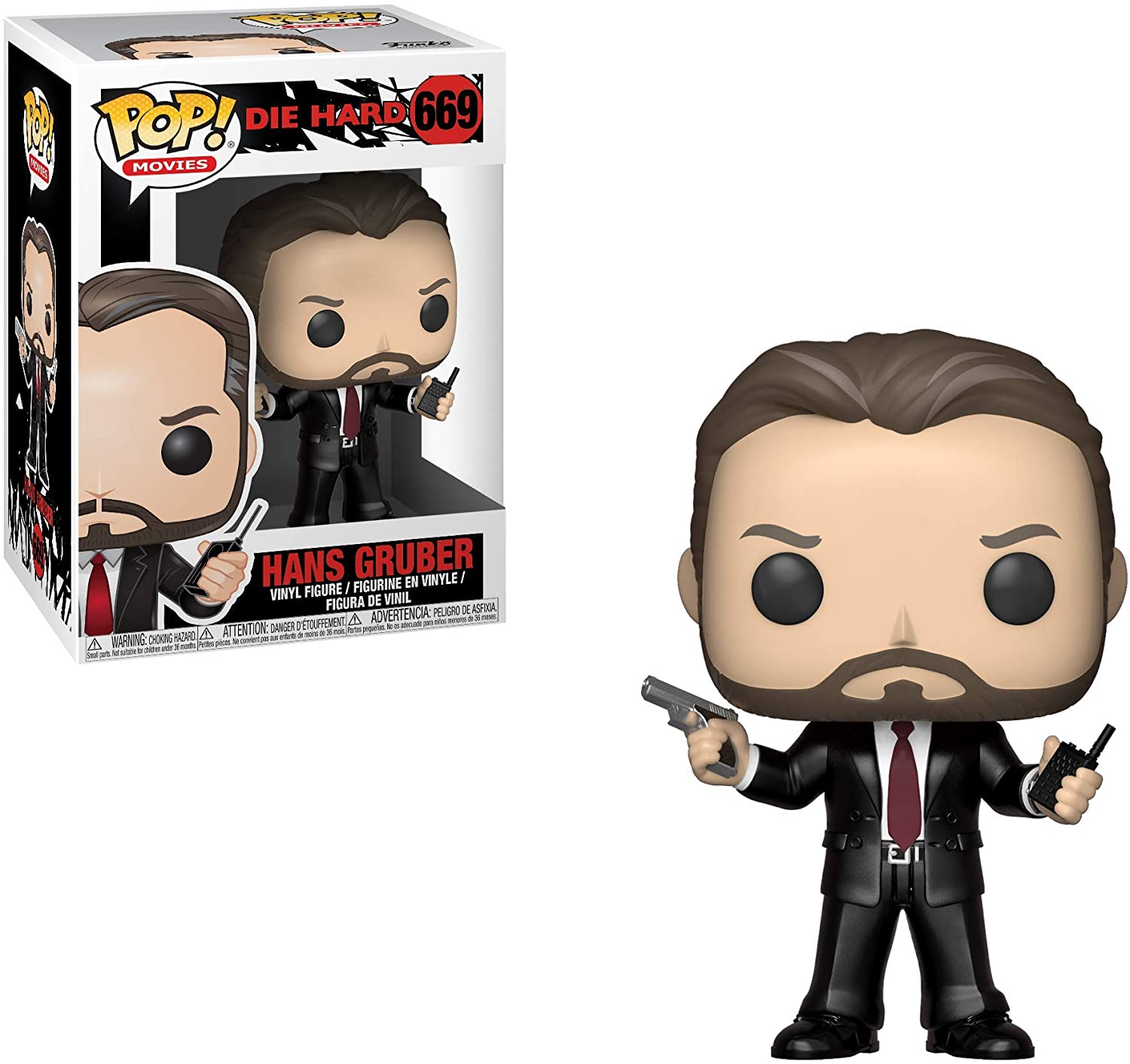 Funko Pop! Movies Die Hard Hans Gruber ENG Merchandising - flash vidéo