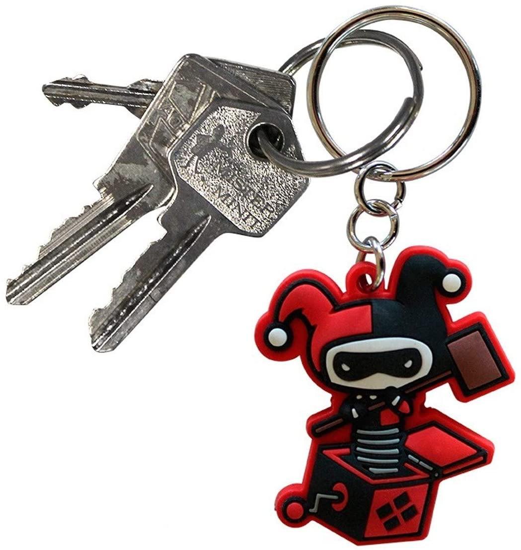 § DC Comics - Harley Quinn PVC Keychain - flash vidéo
