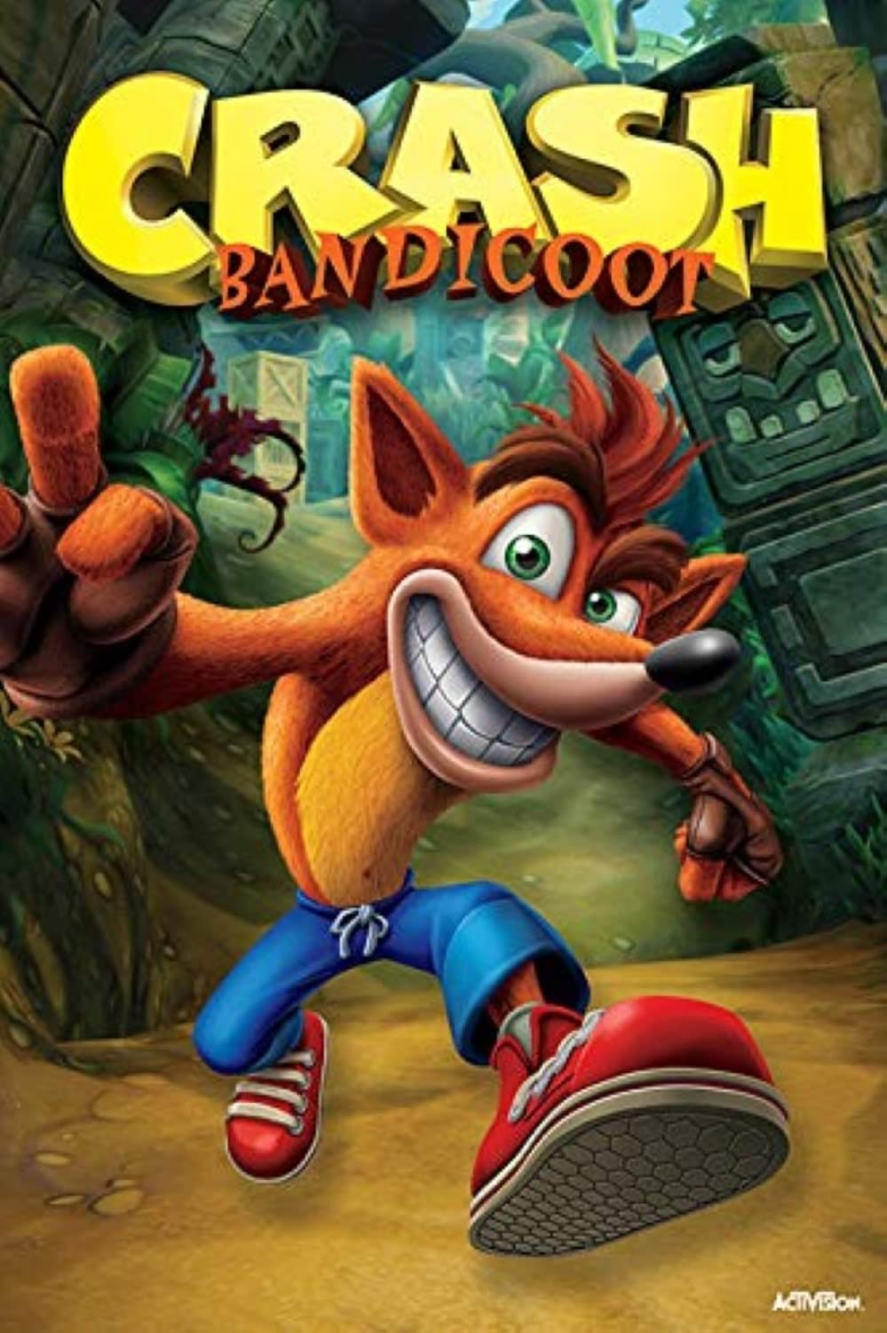§ Crash Bandicoot - Crash Nouvelle Génération Maxi Poster - flash vidéo