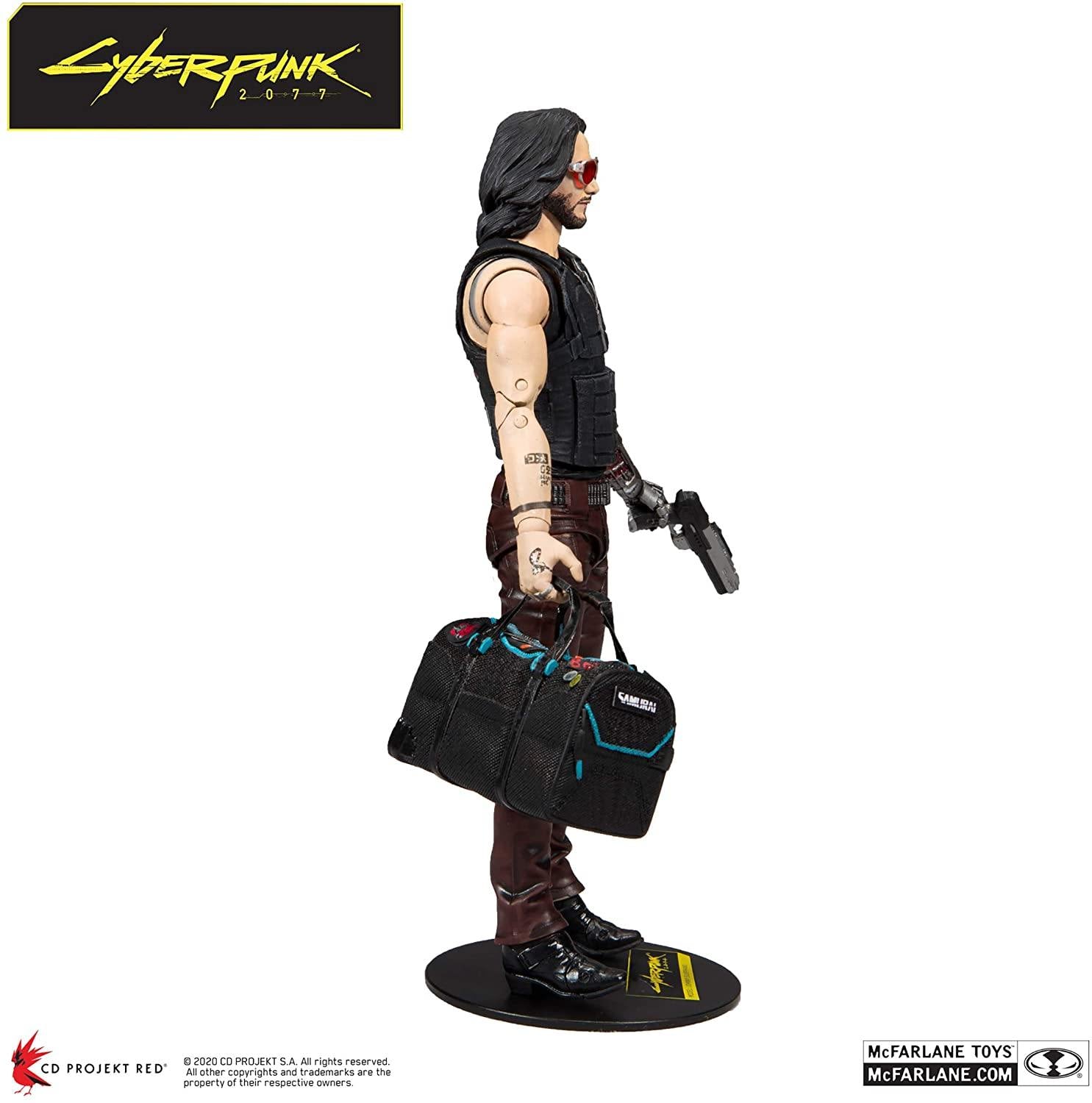 Cyberpunk 2077 - Johnny Silverhand Action Figure Exclusive Variant 18cm - flash vidéo
