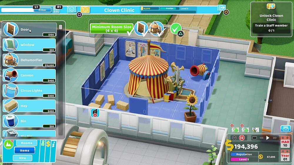 Two Point Hospital - flash vidéo