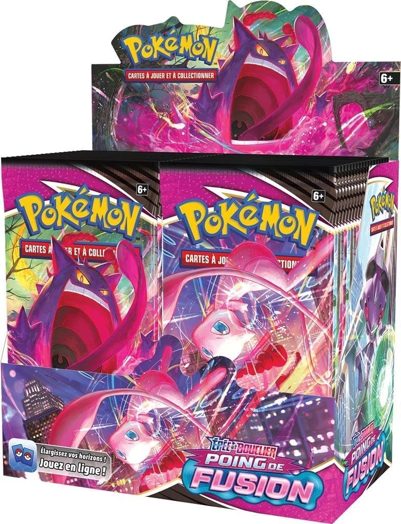 Pokémon JCC - Epée et Bouclier - Pack de Booster Poing de Fusion (Display x36) - flash vidéo