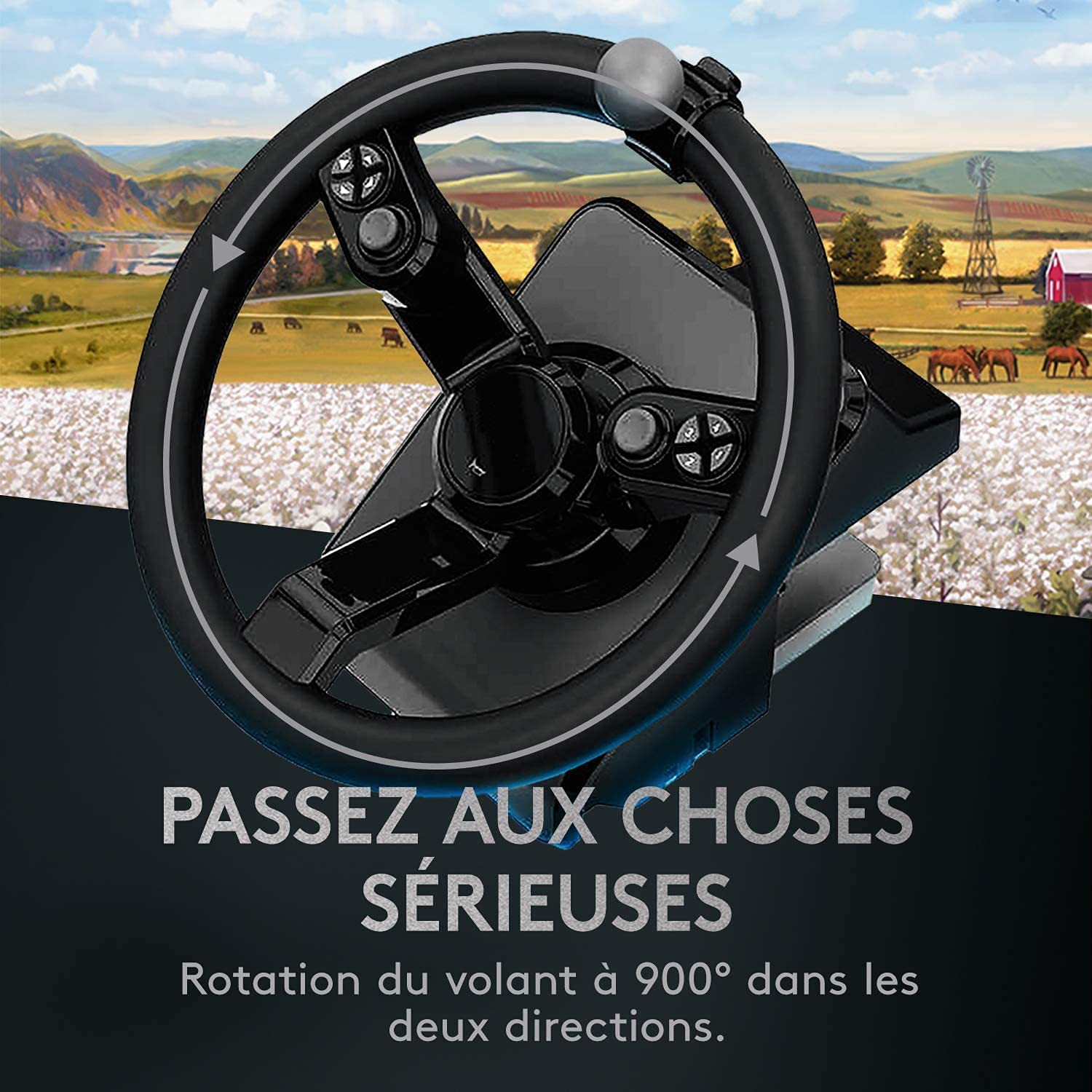 Logitech Ensemble d'équipement lourd pour simulateur agricole G Saitek - flash vidéo