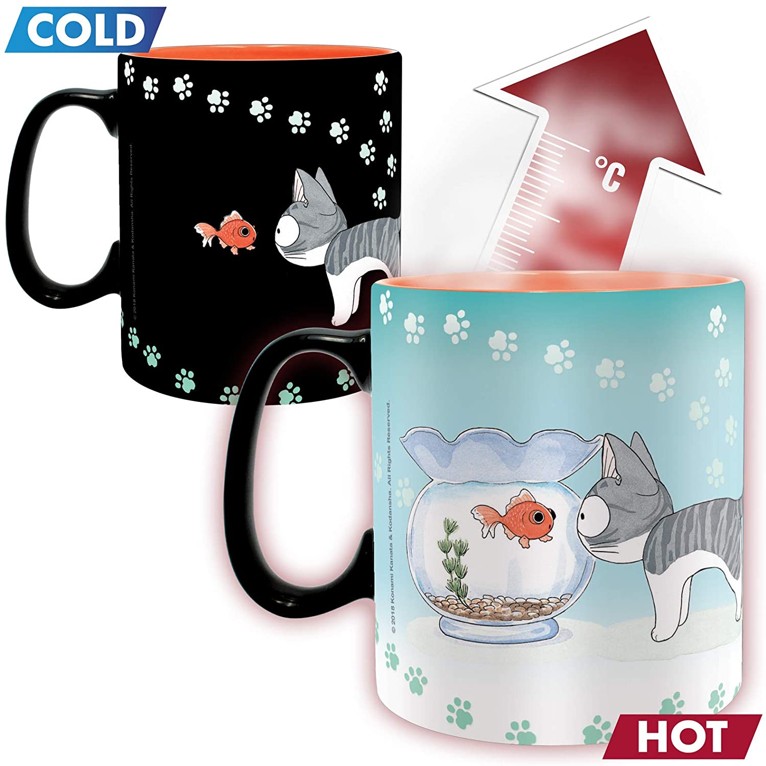Chi - Mug thermoréactif Chi et le poisson 460ml - flash vidéo