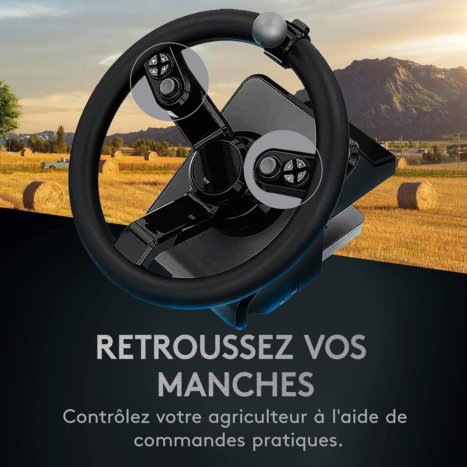 Logitech Ensemble d'équipement lourd pour simulateur agricole G Saitek - flash vidéo