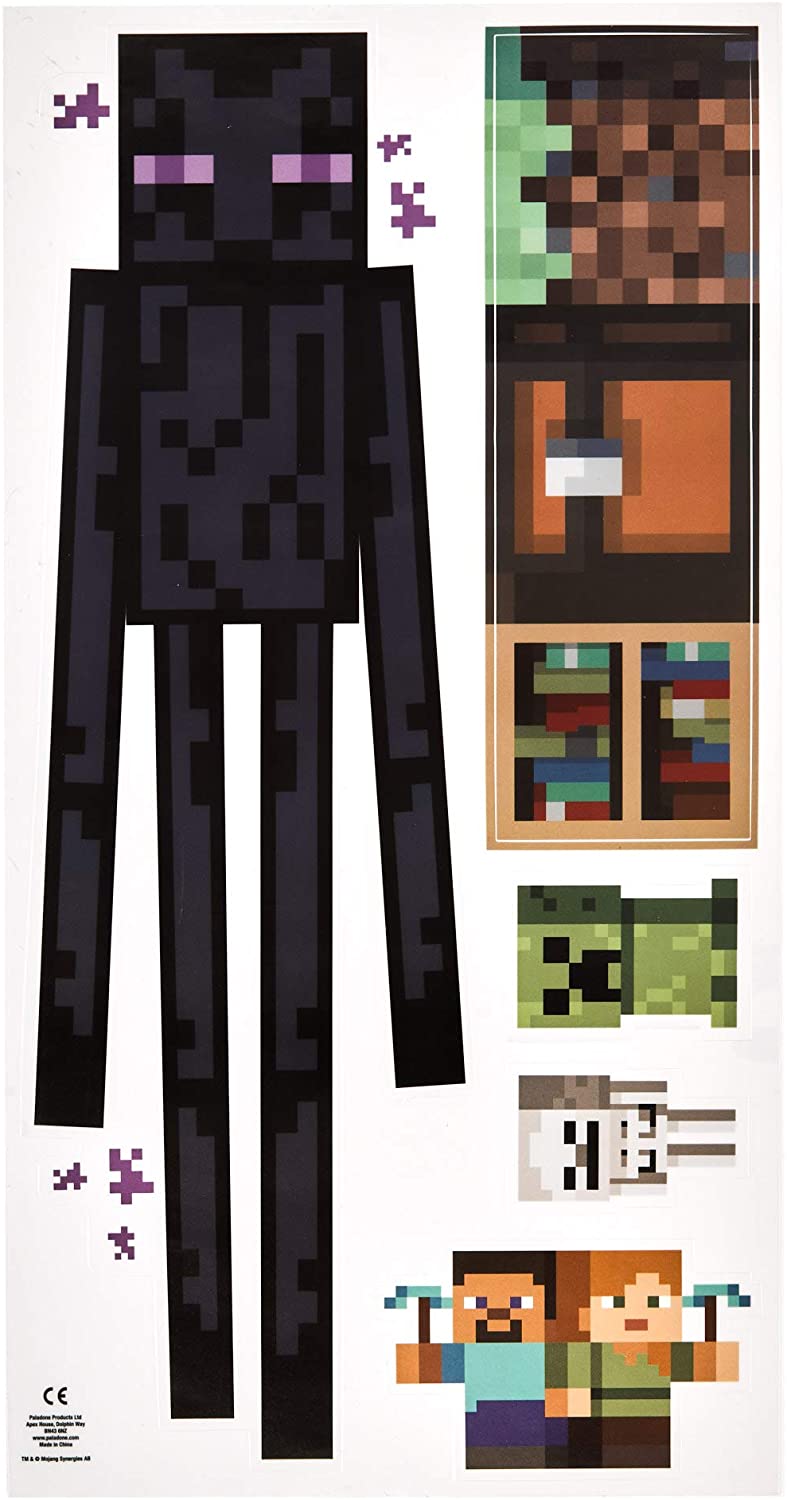 Minecraft - Stickers Muraux - flash vidéo