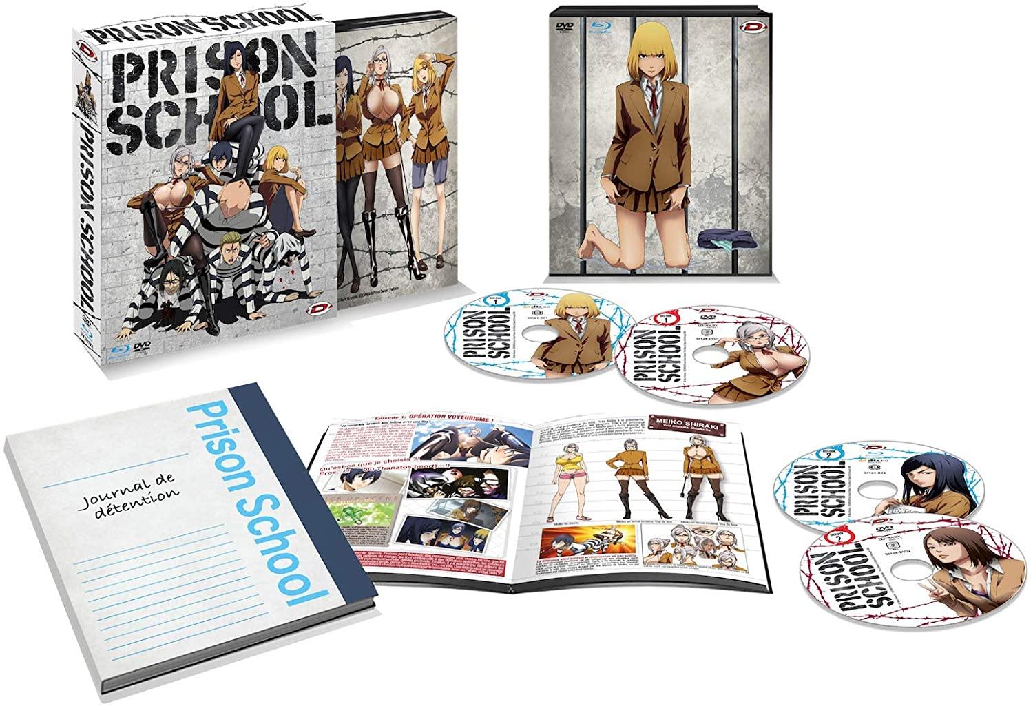 Prison School - Intégrale (Saison 1) - Collector - Blu-ray + DVD - flash vidéo