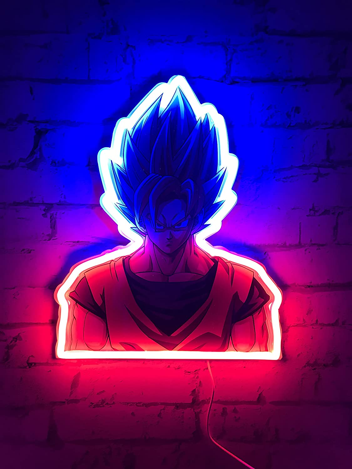 Dragon Ball - Applique murale néon San Goku 30cm Ver.2