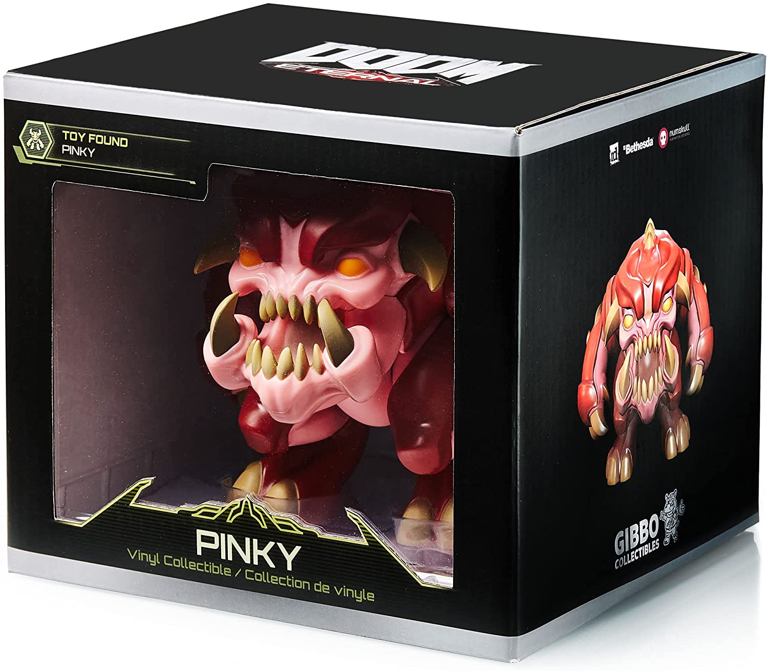 DOOM Eternal - Figurine de collection du Pinky - flash vidéo
