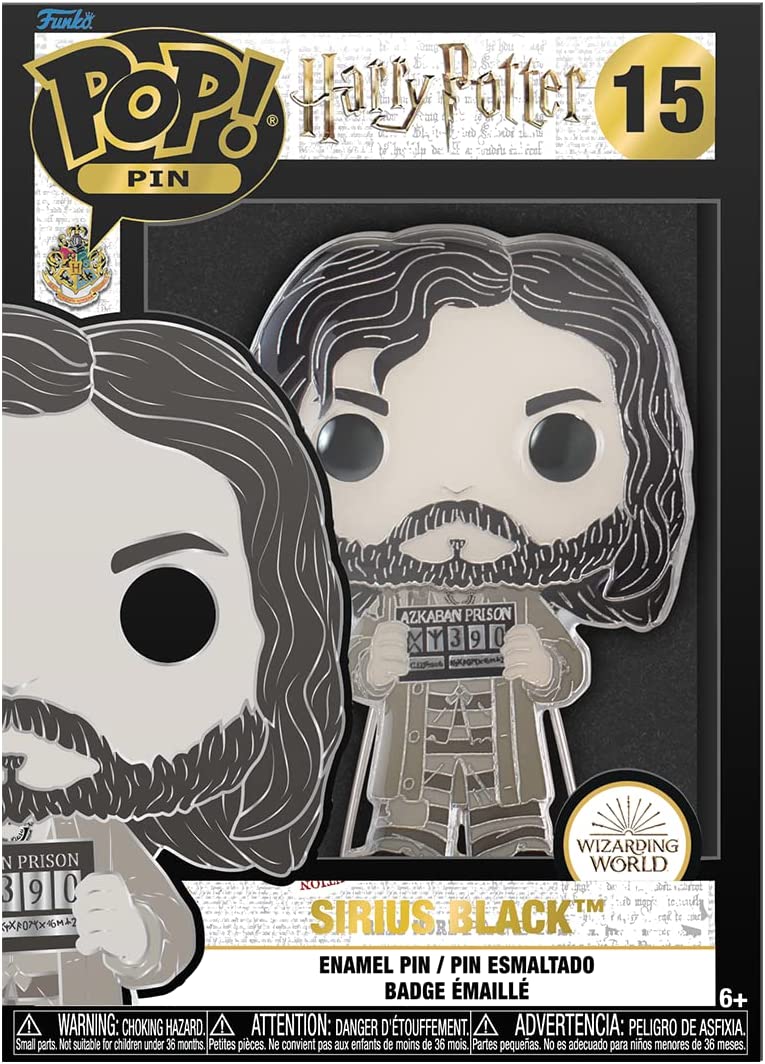 Loungefly: Funko Pop! Pins Wizarding World: Harry Potter - Sirius Black Large Enamel POP Pin - flash vidéo