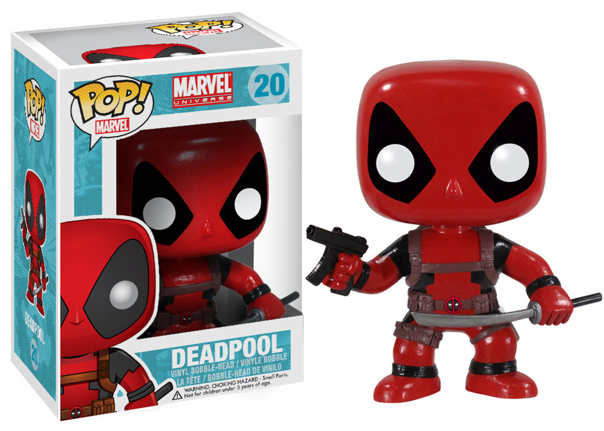 Funko Pop! Bobble Head Marvel Deadpool - flash vidéo