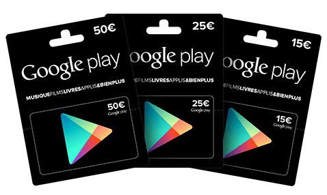Google Play GCard 2018 15€ - flash vidéo