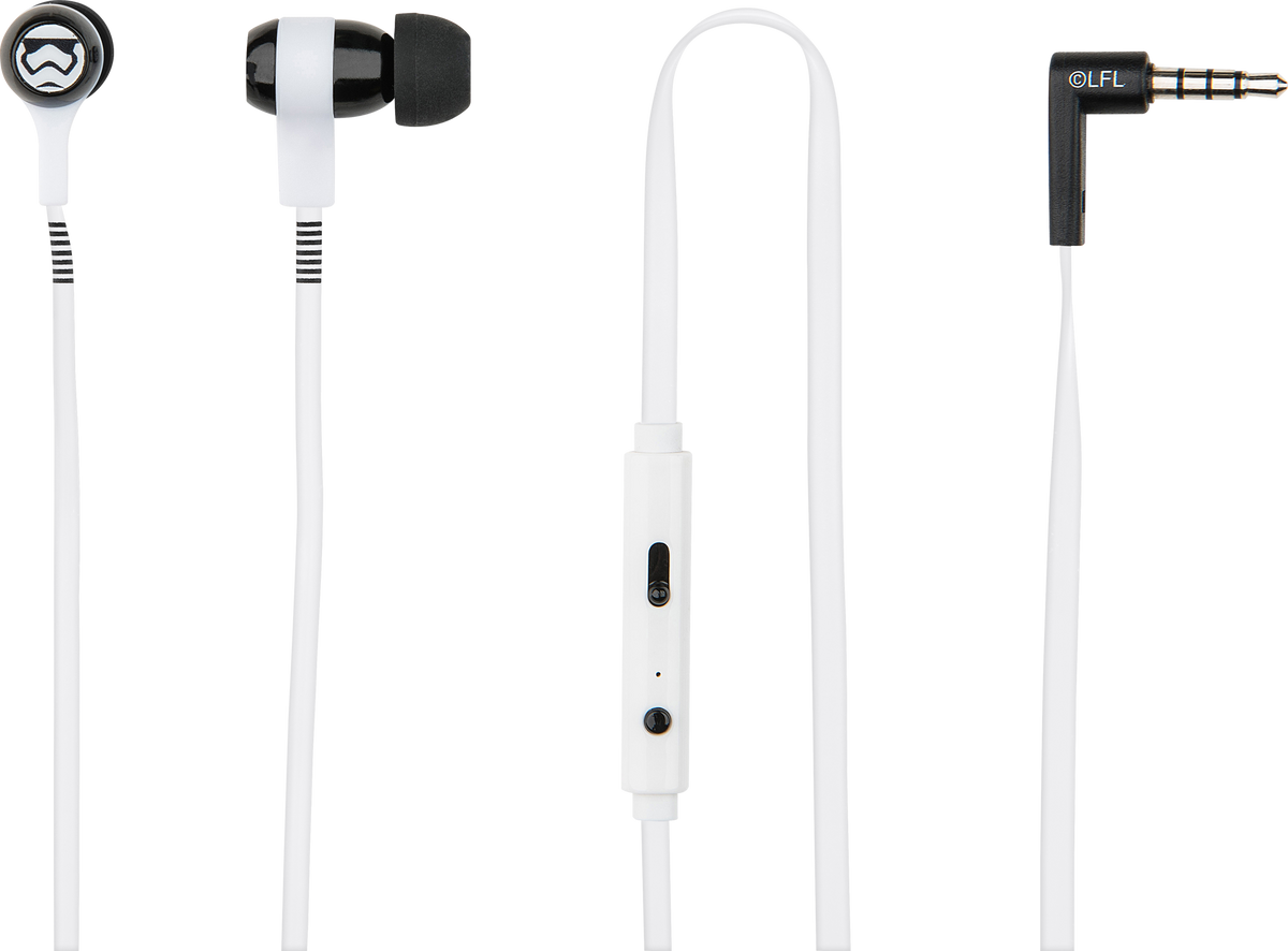 Tribe Star Wars - Swing Earphones with Microphone Stormtrooper