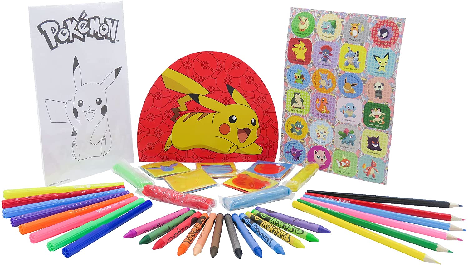 Pokémon - Ensemble d'activités avec 60 pièces sous blister Pokémon de départ - flash vidéo