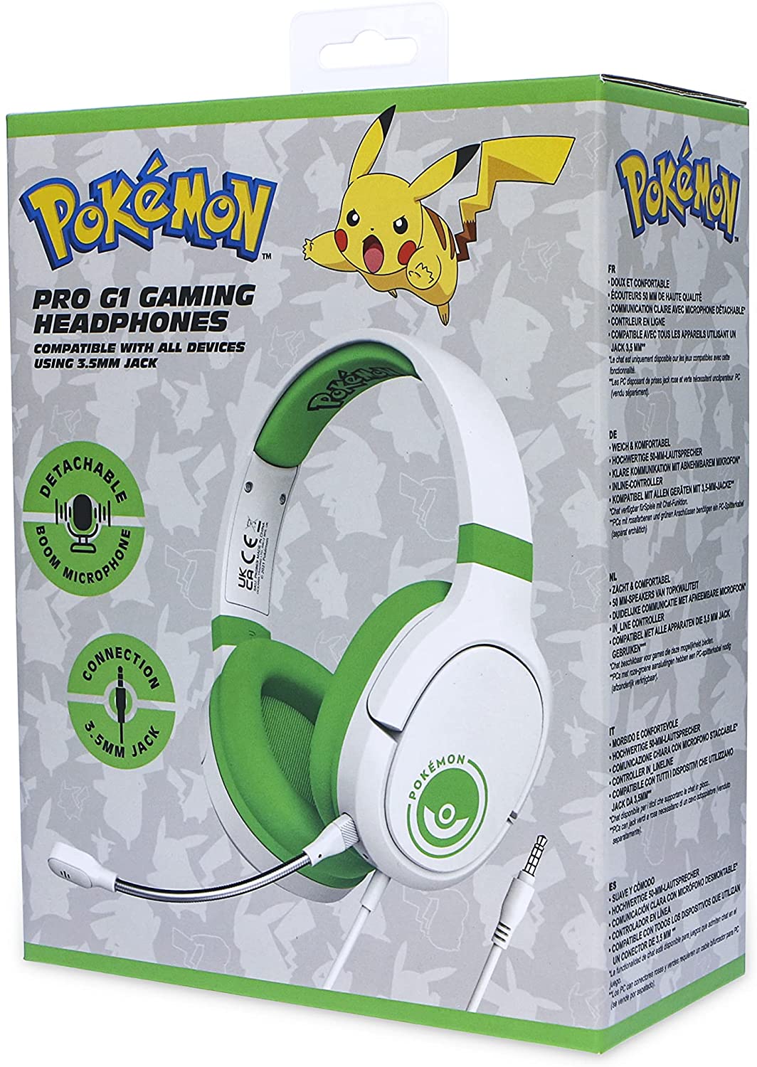 Pokémon - Casque de jeu à double canal - flash vidéo