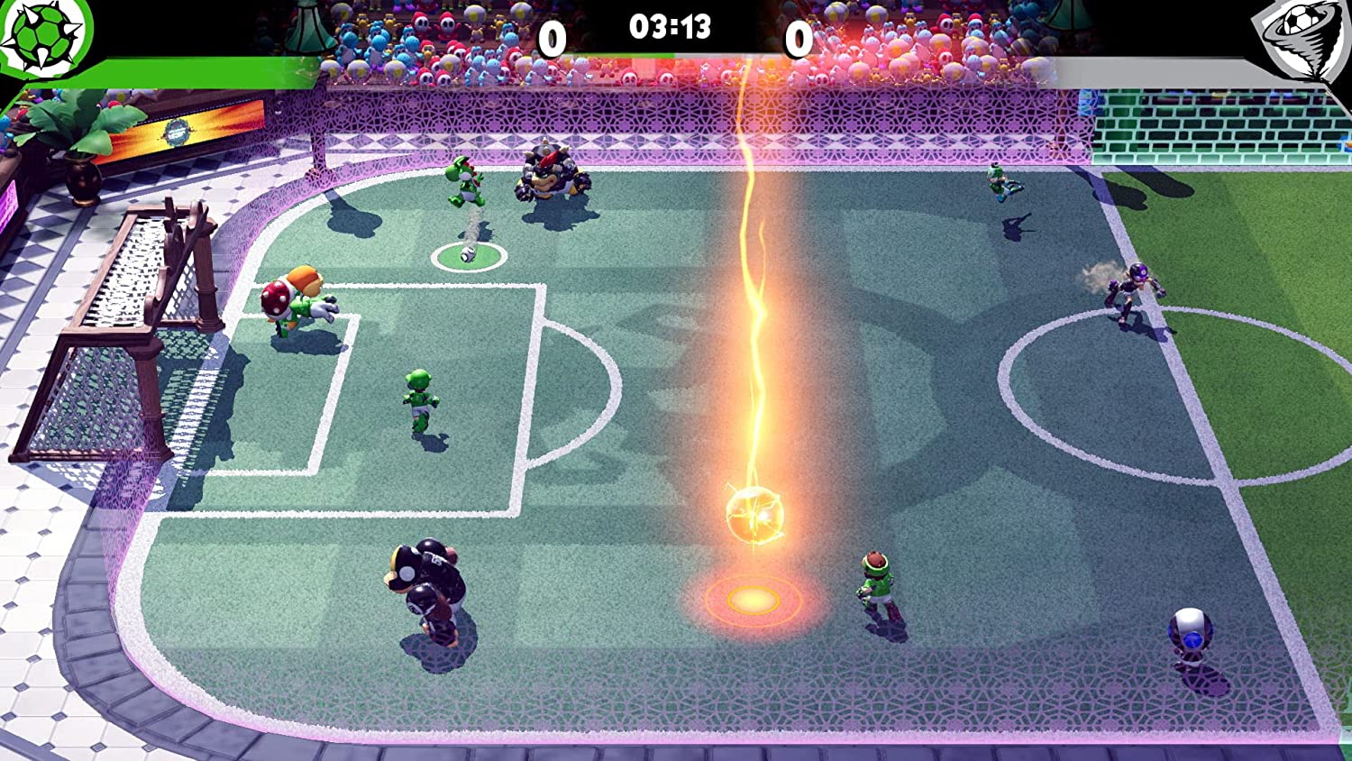 Mario Strikers : Battle League Football - flash vidéo