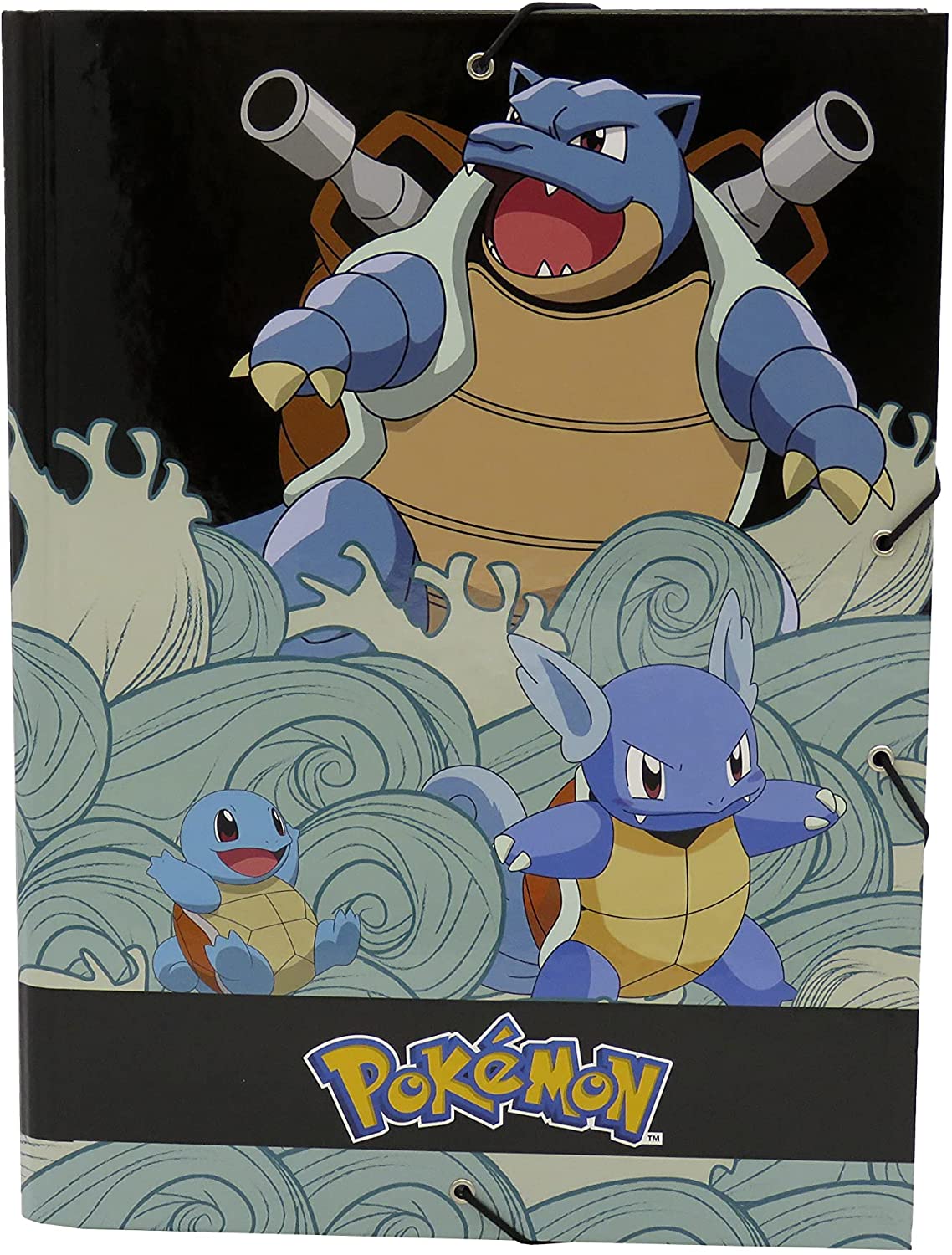 Pokémon - Classeur A4 à 3 volets Évolution de Carapuce - flash vidéo