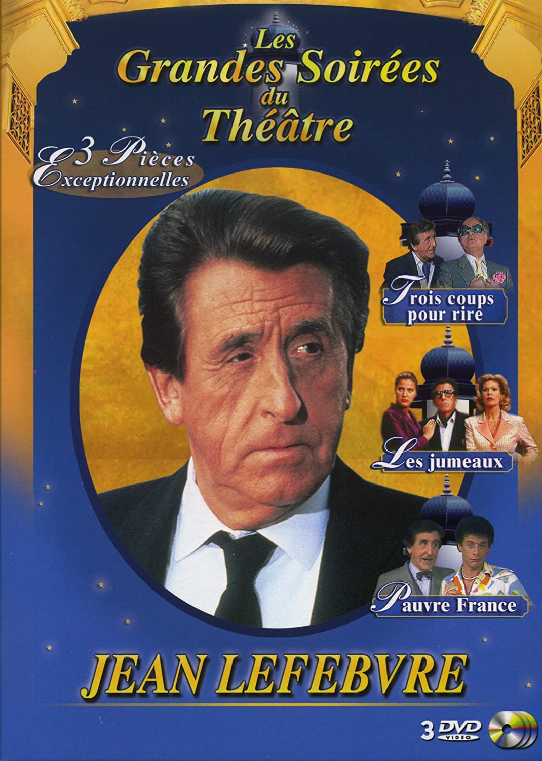 Jean Lefebvre BOX 3 DVD : Les jumeaux / Pauvre France / Trois coups pour rire - flash vidéo