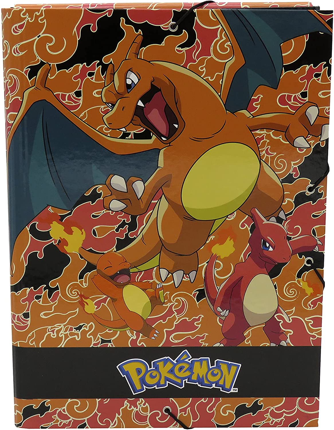 Pokémon - Classeur A4 à 3 volets Évolution de Salamèche - flash vidéo