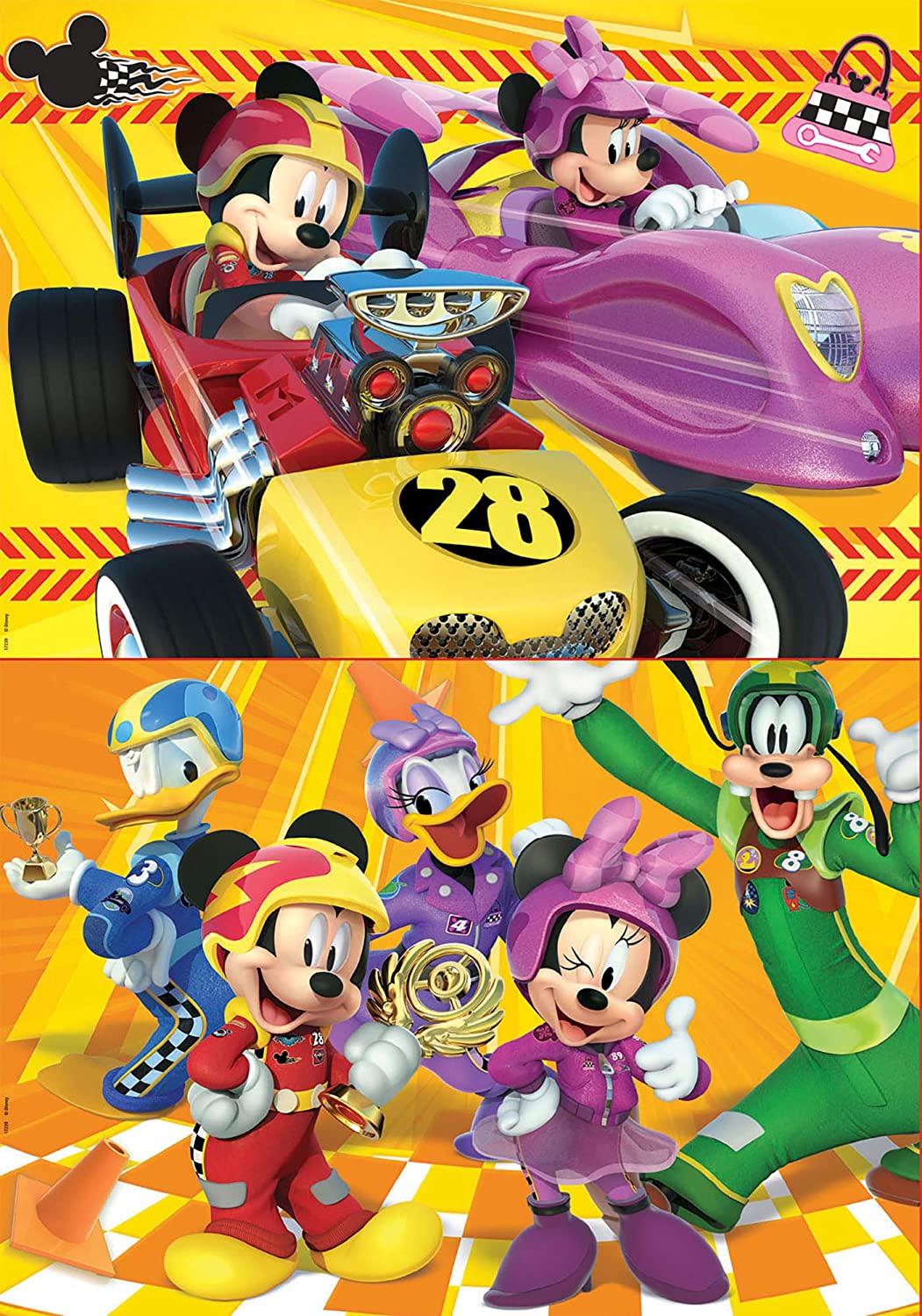 Educa 17239 Puzzle Kids 2x48pcs Mickey and friends - flash vidéo