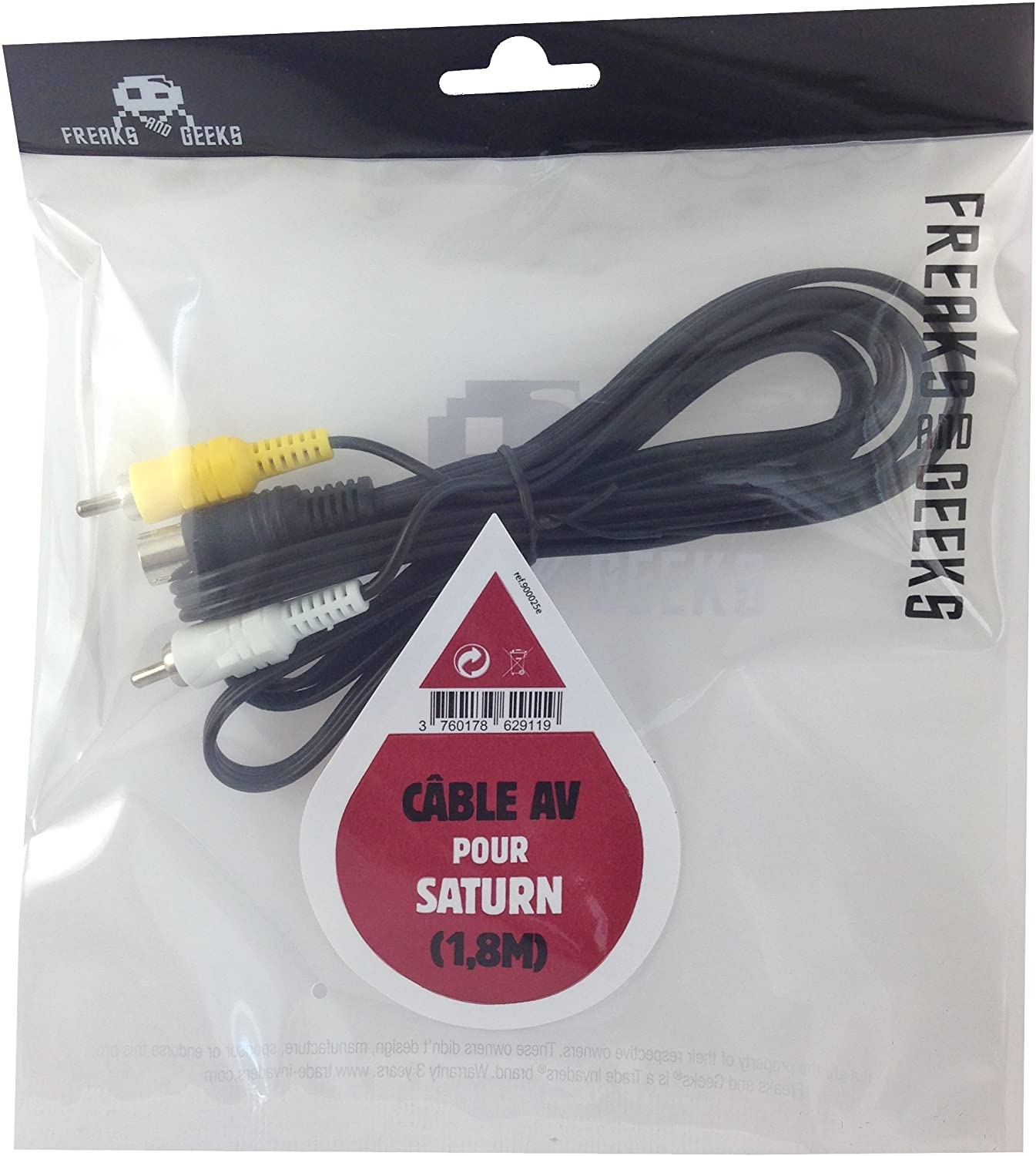 SEGA Saturn AV Cable - flash vidéo